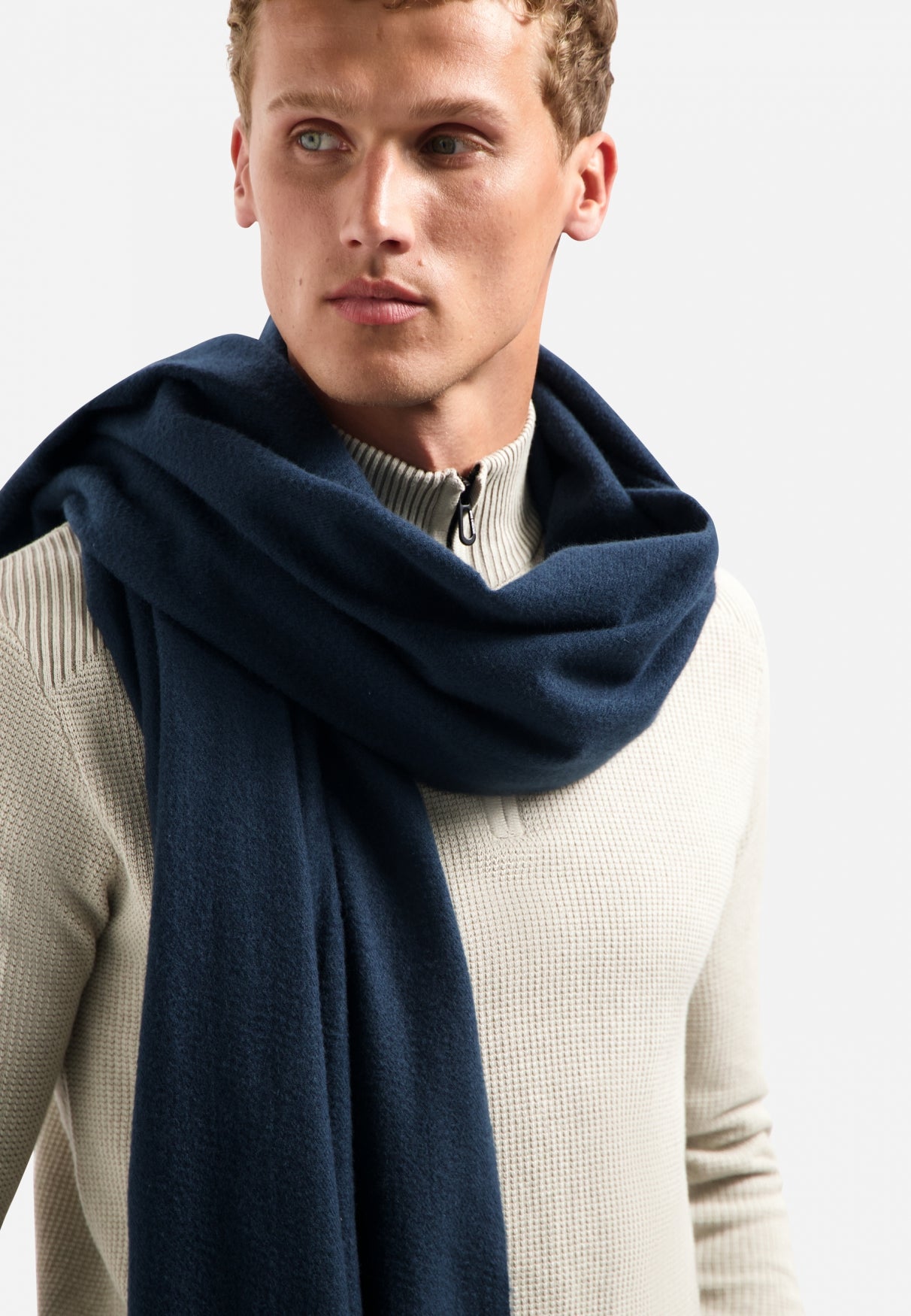 Wool look scarf | Night