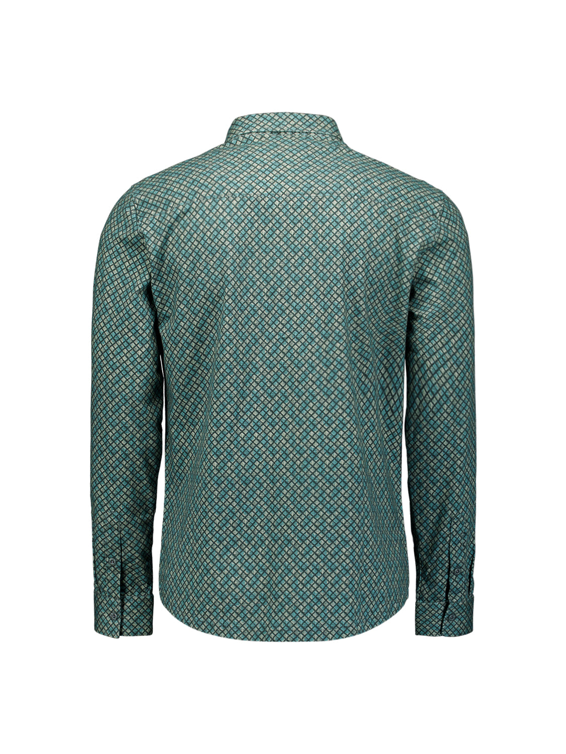 Jersey Hemd met print | Dark Steel