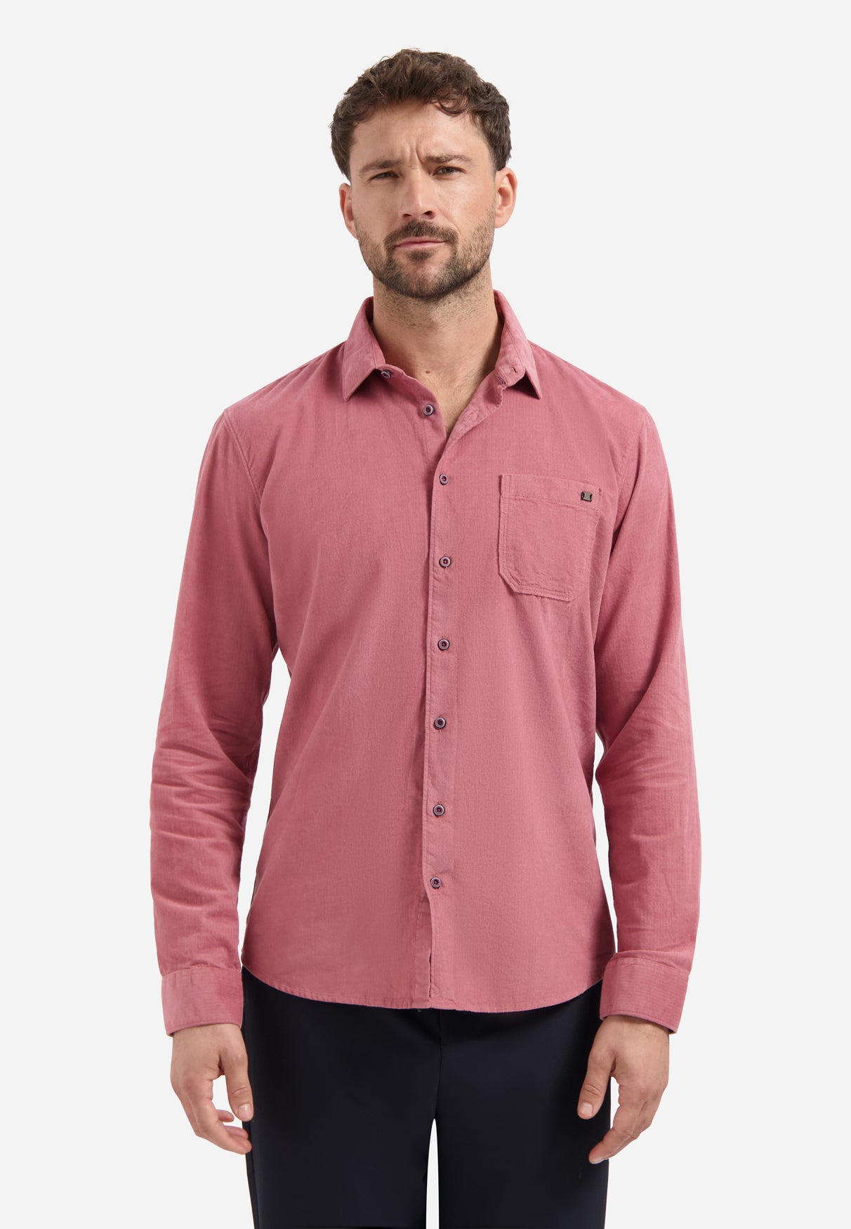 Corduroy overhemd | Old Pink