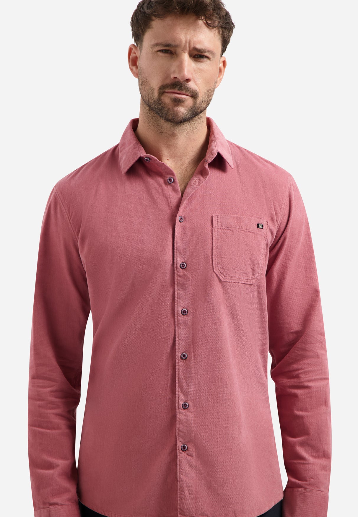 Corduroy overhemd | Old Pink