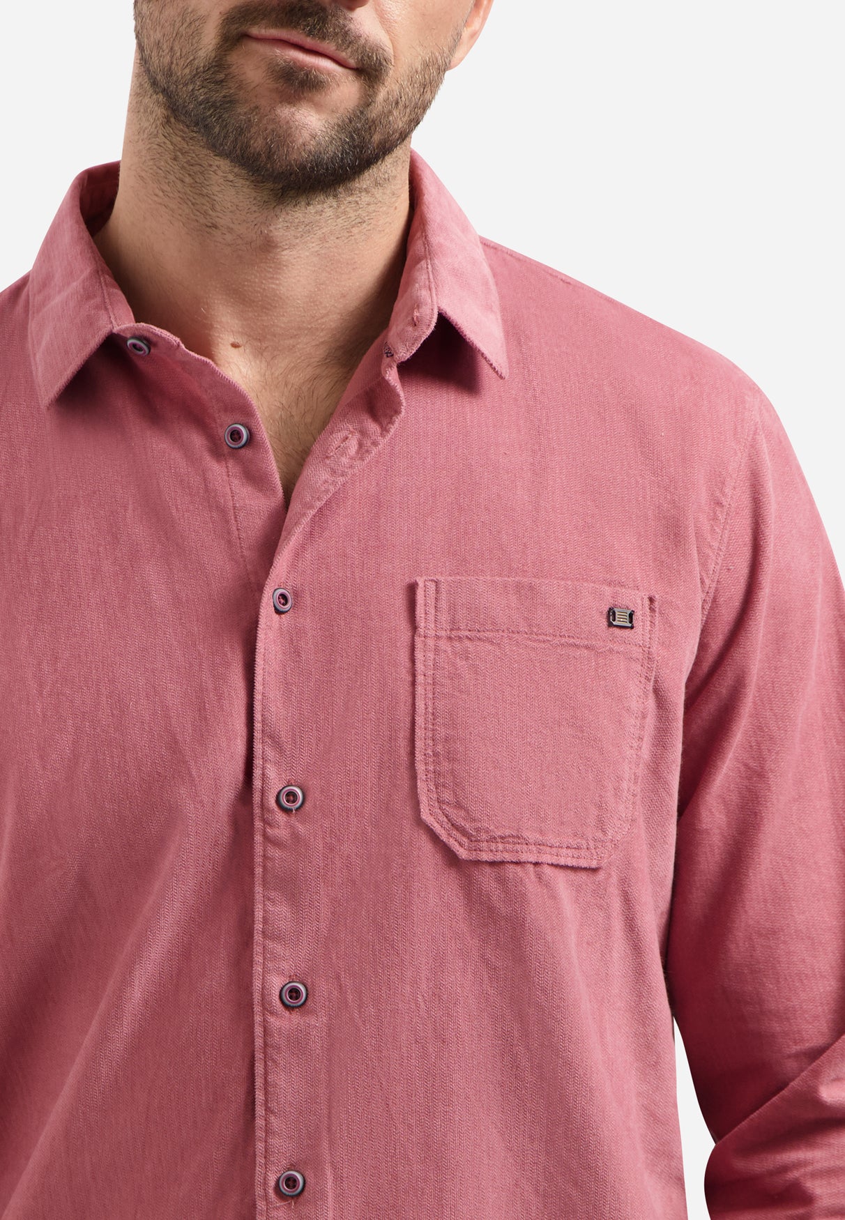 Corduroy overhemd | Old Pink