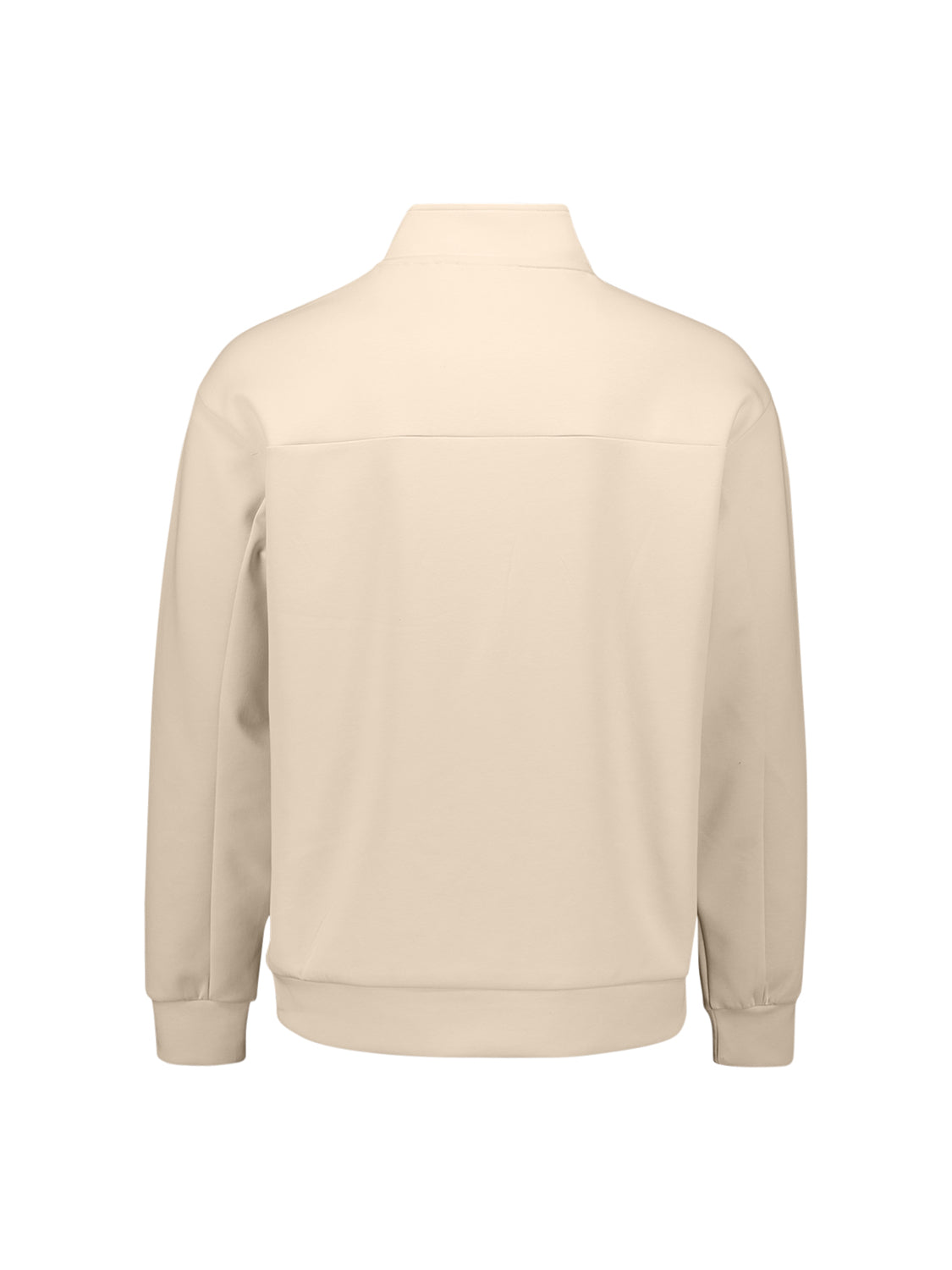 Sweater met halve rits | Desert