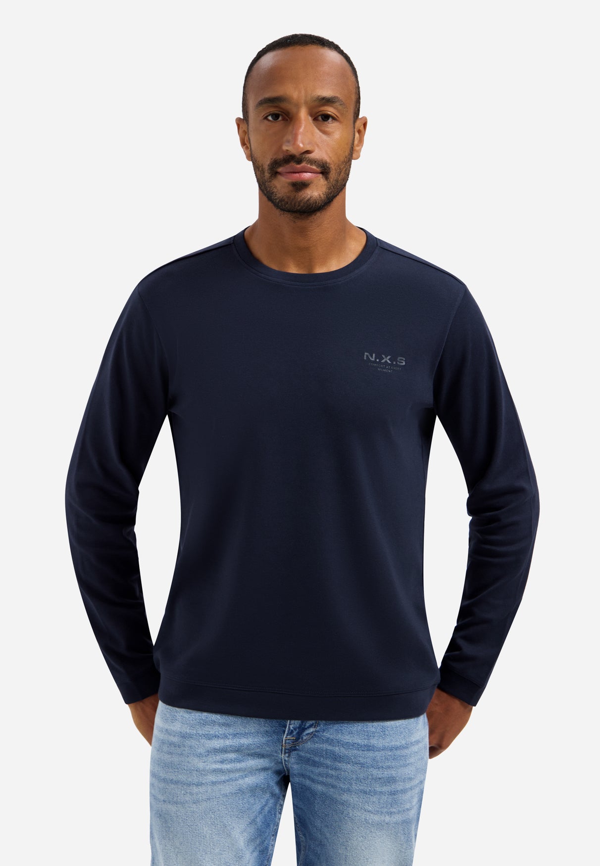 Interlock longsleeve T-shirt | Night