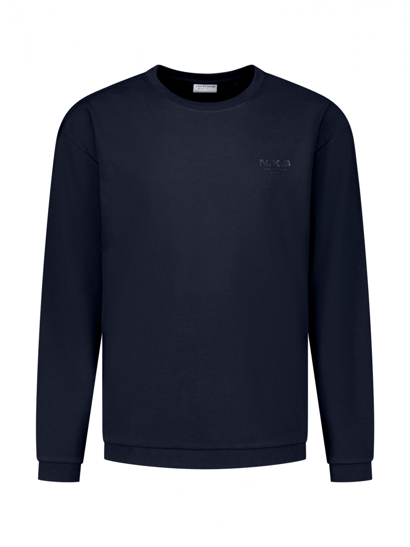 Interlock T-shirt met lange mouwen. | night