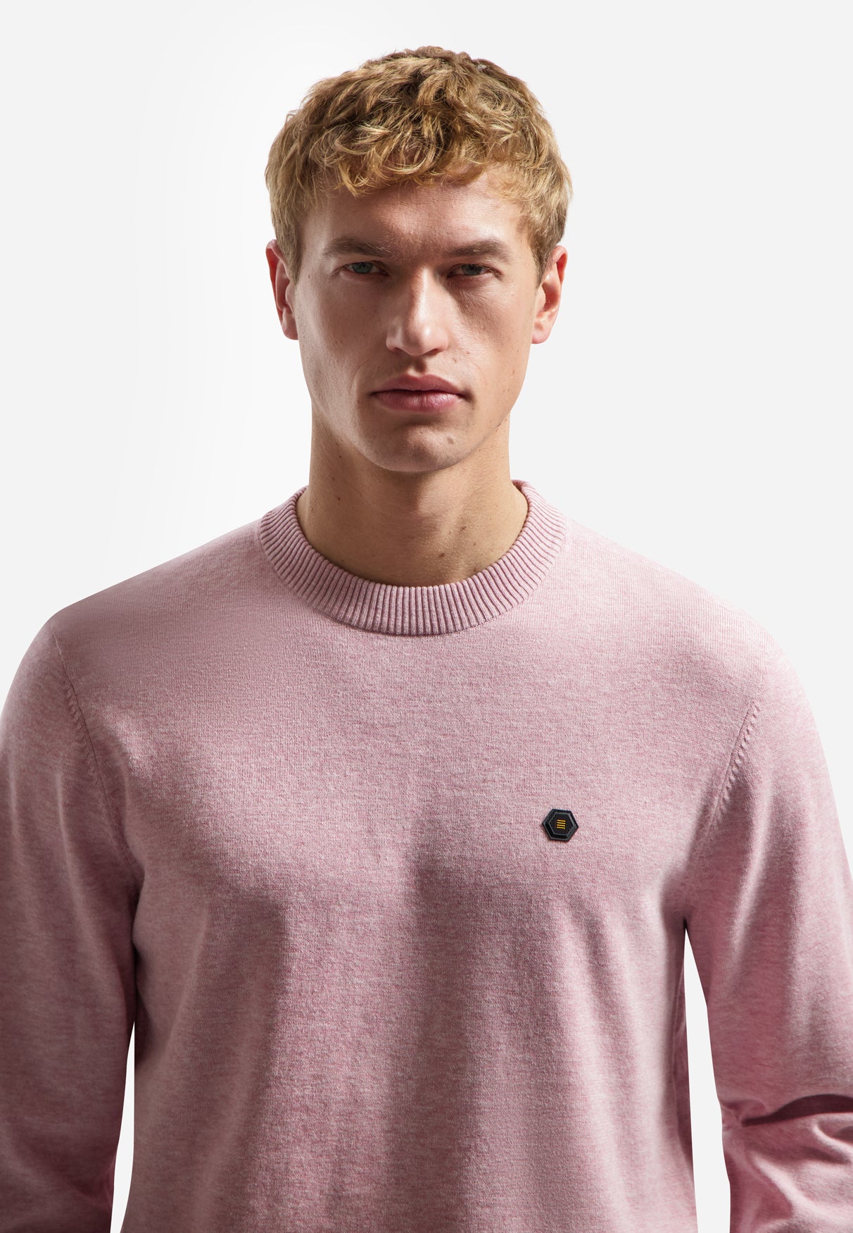 Gemêleerde sweater | Light Mauve
