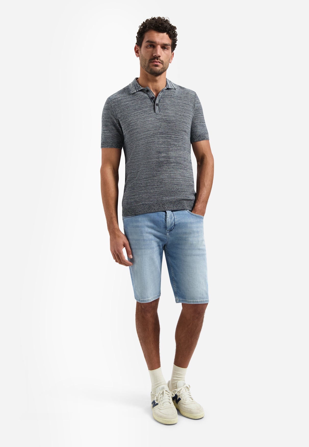 Gebreide polo | Night