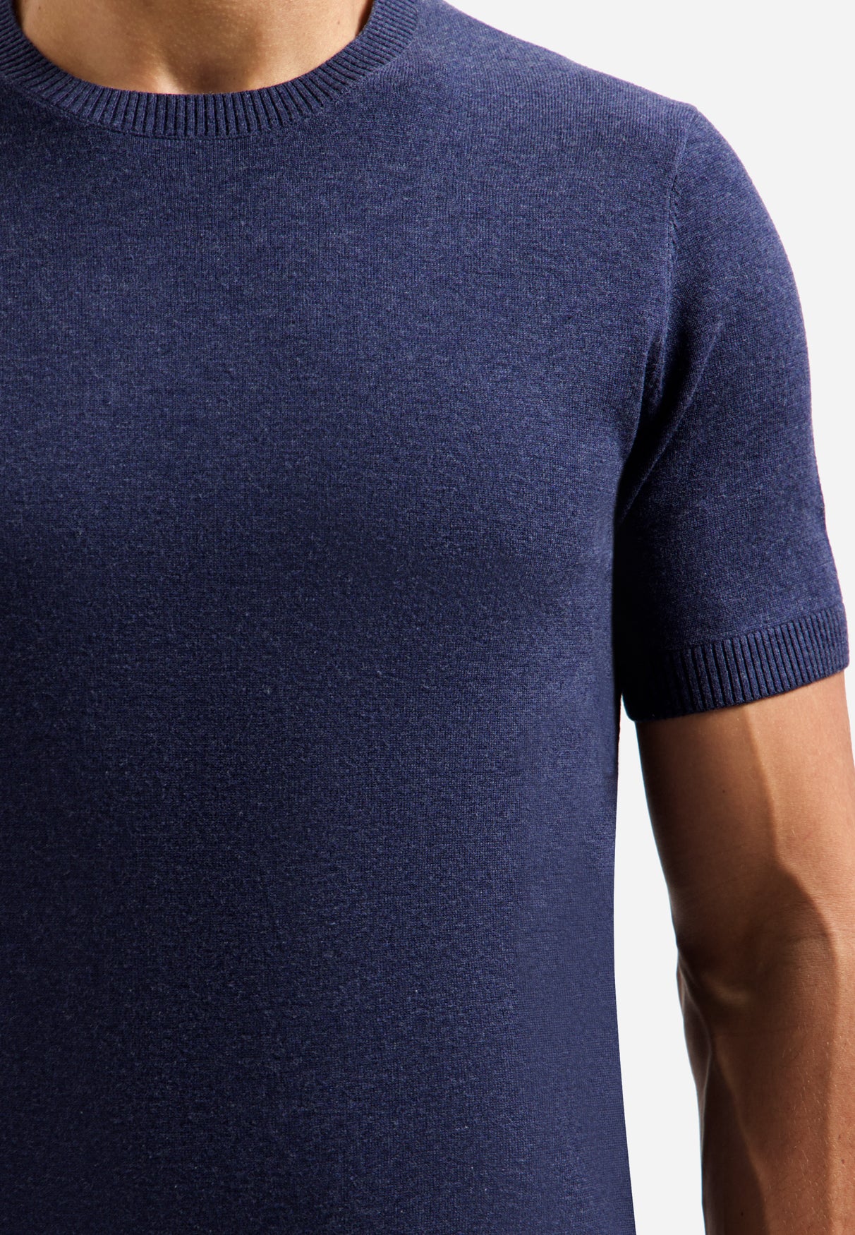 Gebreid T-shirt | Night