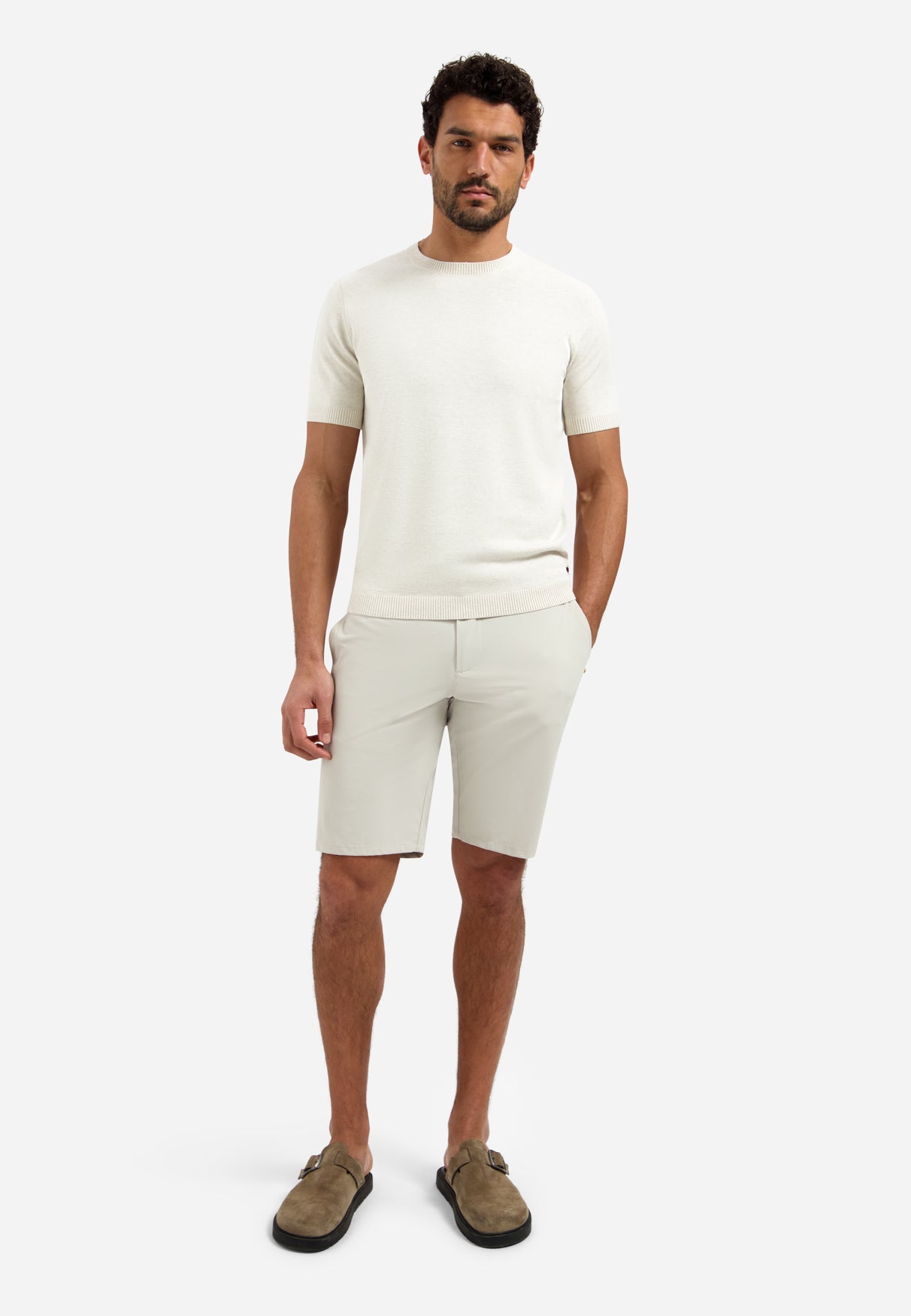 Gebreid T-shirt | Kit Melange