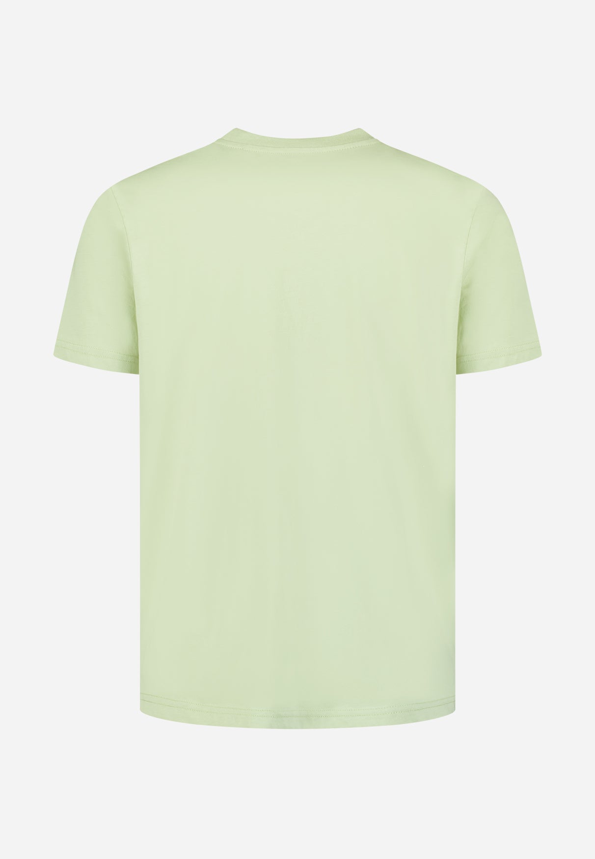 Basic T-shirt met ronde hals. | Groen