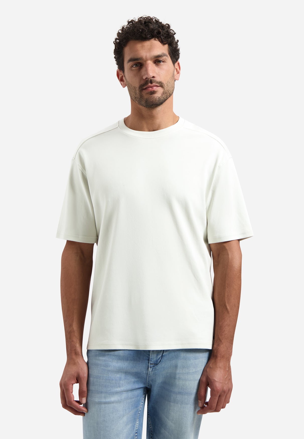 Interlock T-shirt met ronde hals | Kit