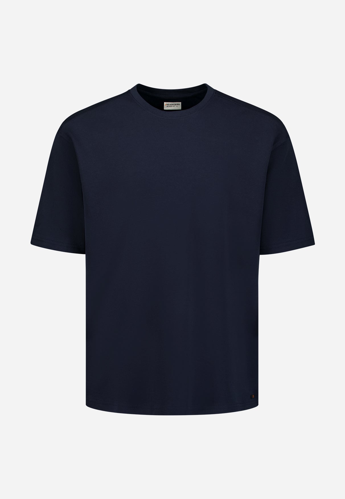 Interlock T-shirt met ronde hals. | night