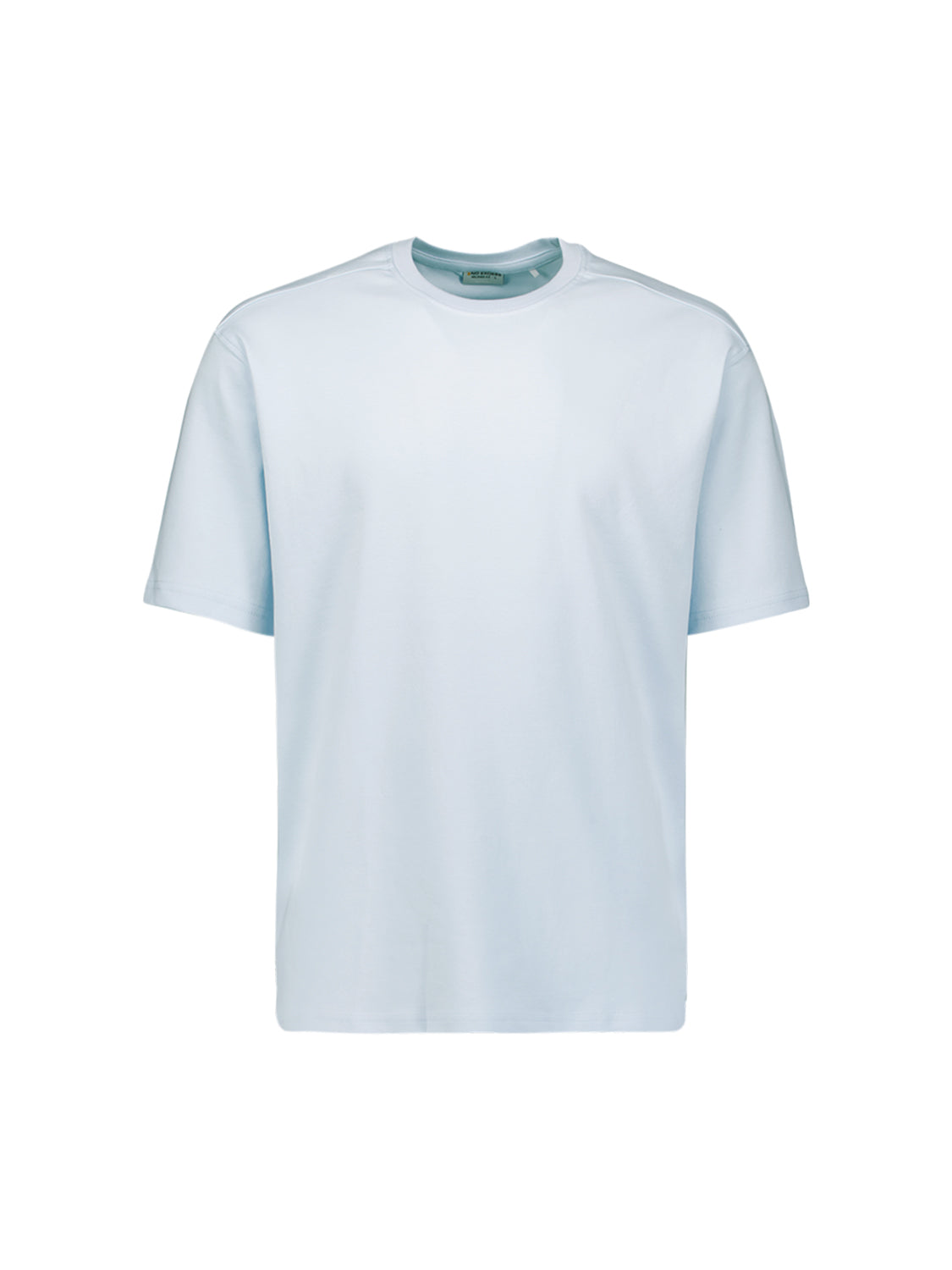 Interlock T-shirt met ronde hals | Sky
