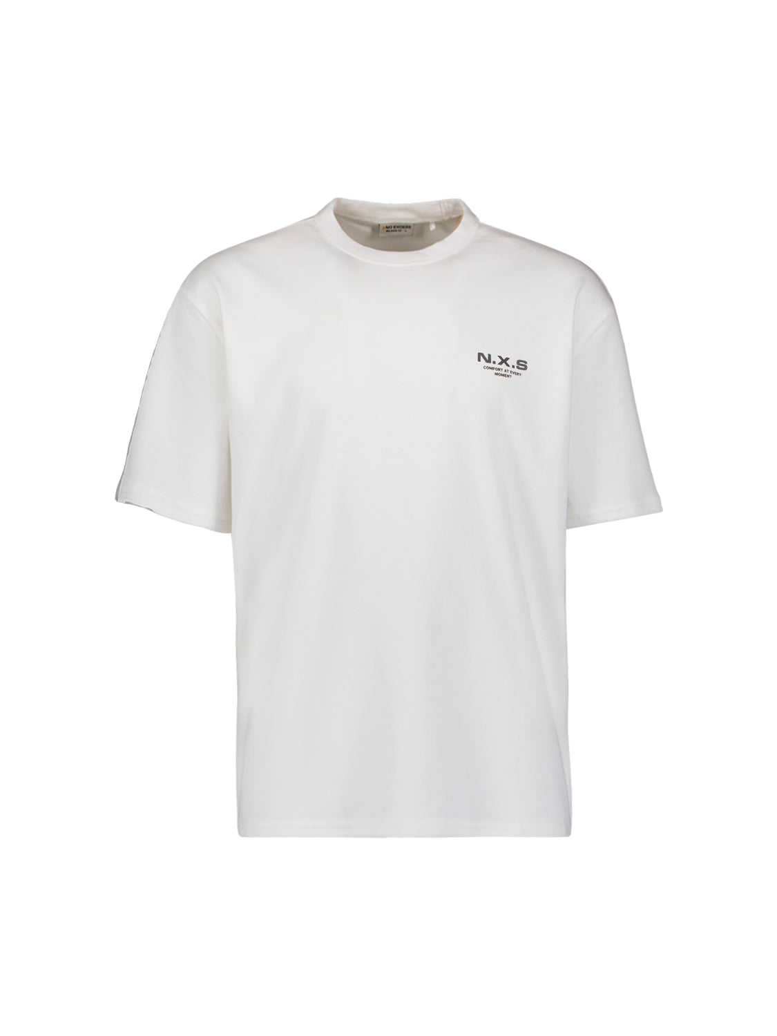 Interlock T-shirt met backprint | White