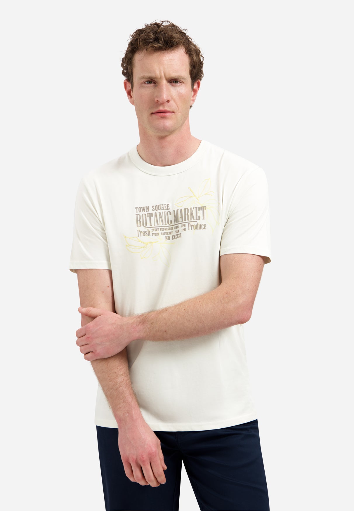 Artwork T-shirt met ronde hals | Kit