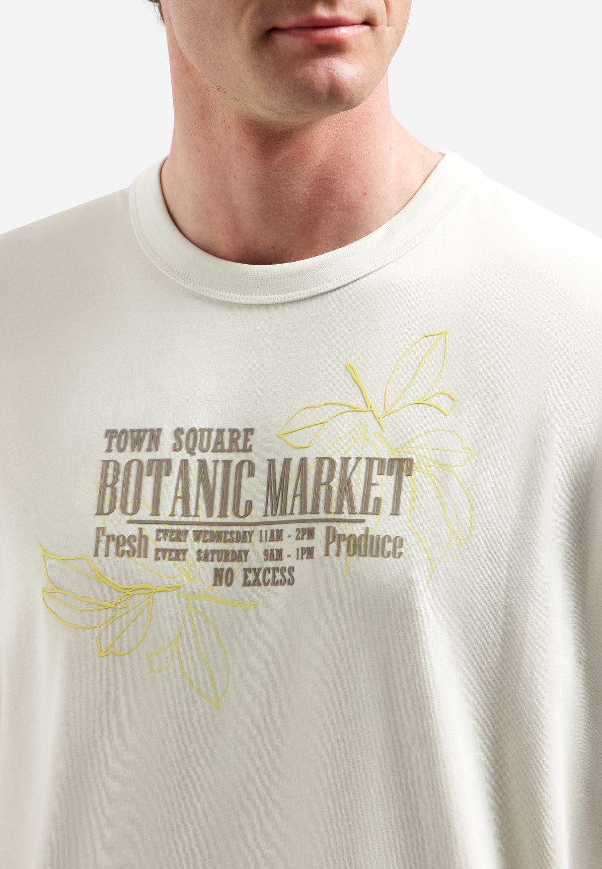 Artwork T-shirt met ronde hals | Kit