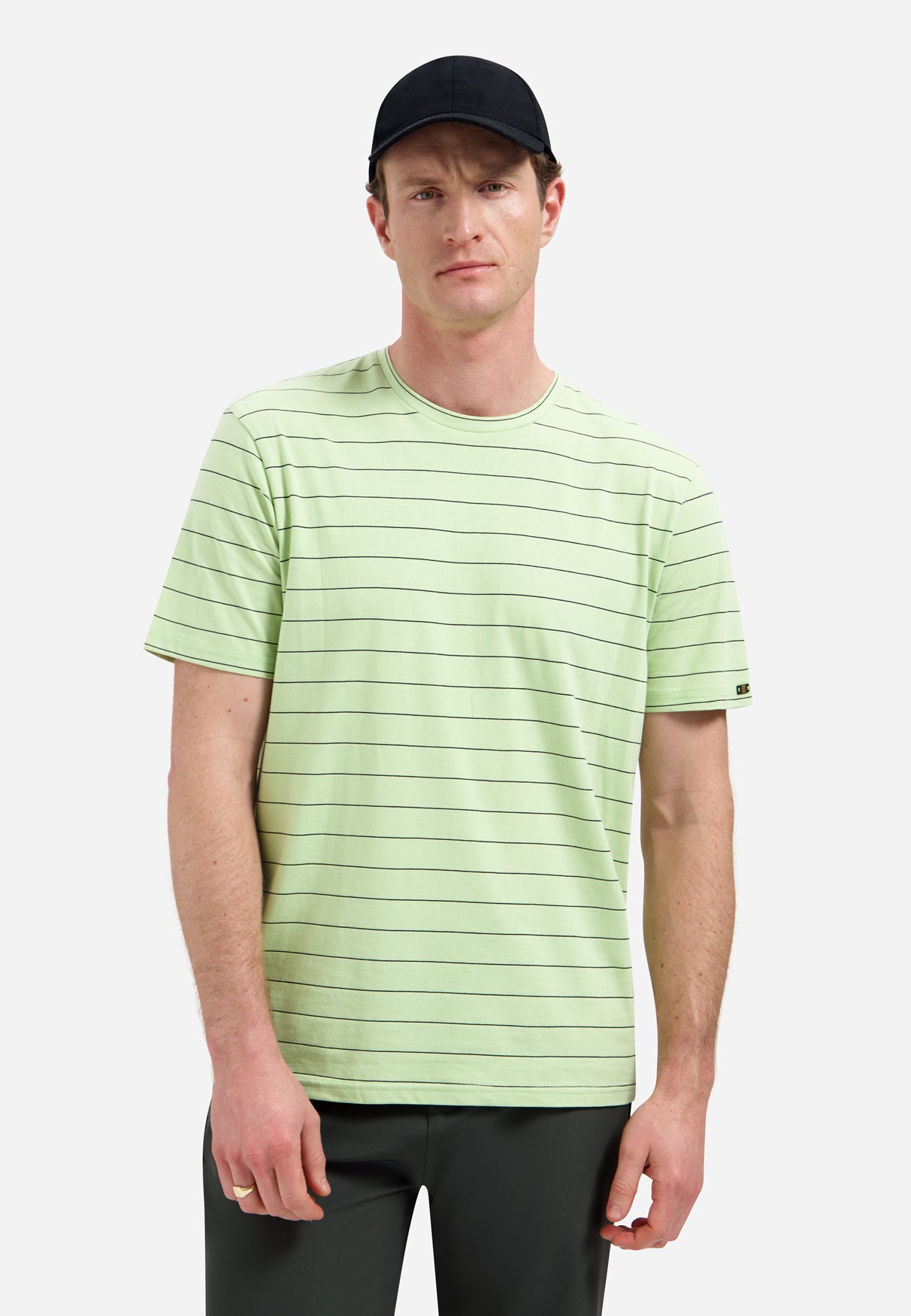 Gestreept T-shirt | Green