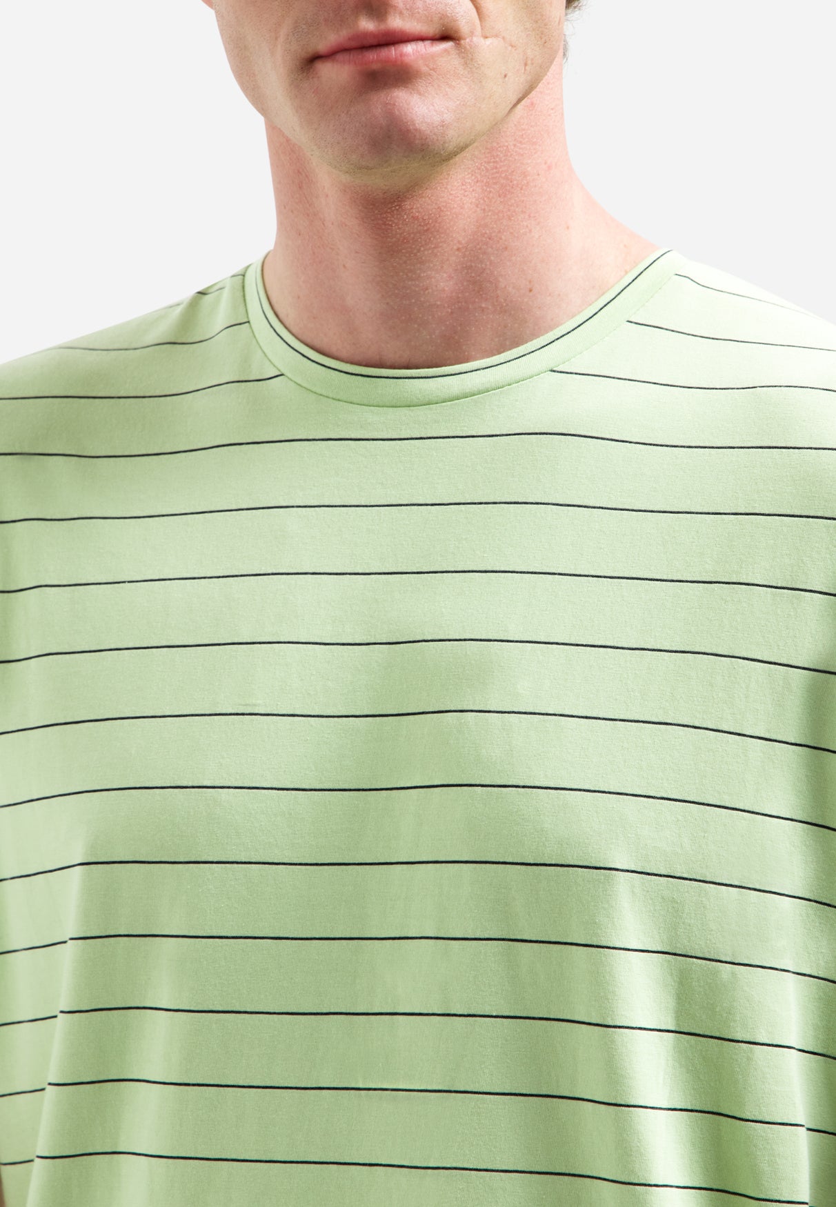 Gestreept T-shirt | Green