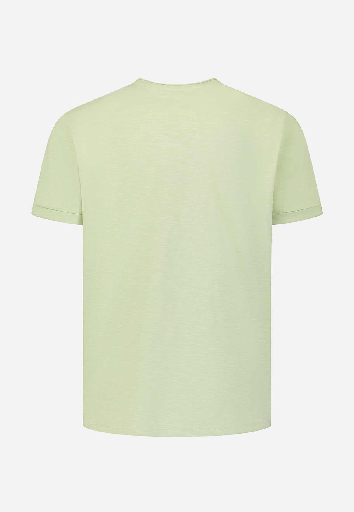Slub T-shirt met ronde hals | Green
