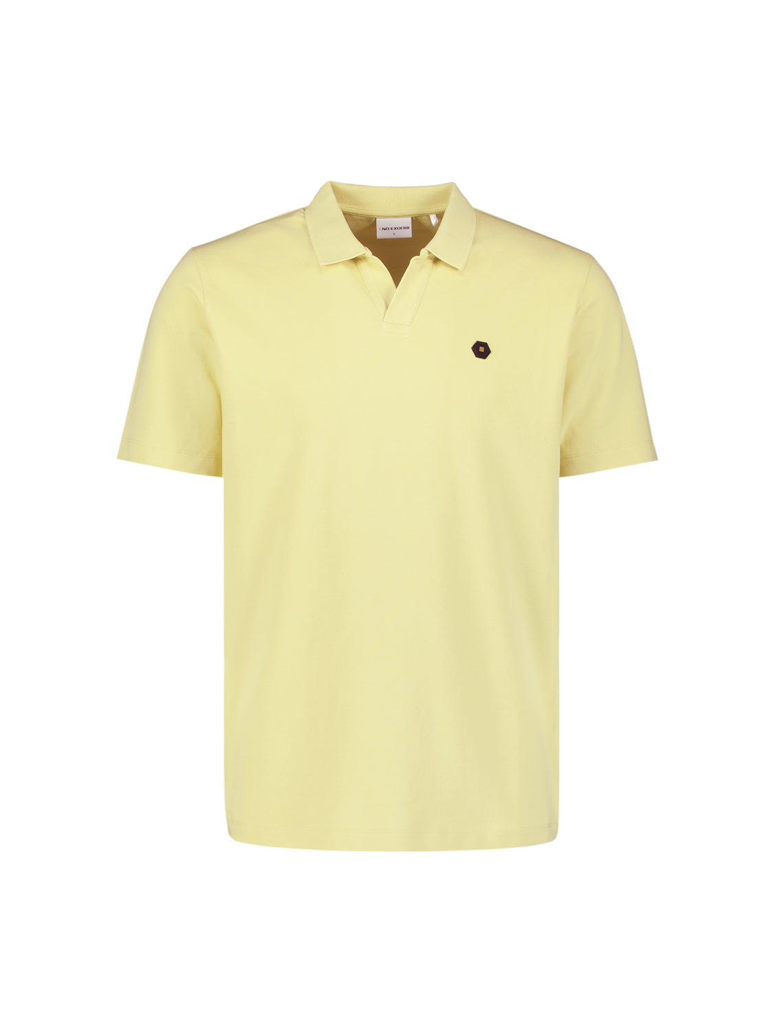 Basis polo met V-hals | Yellow