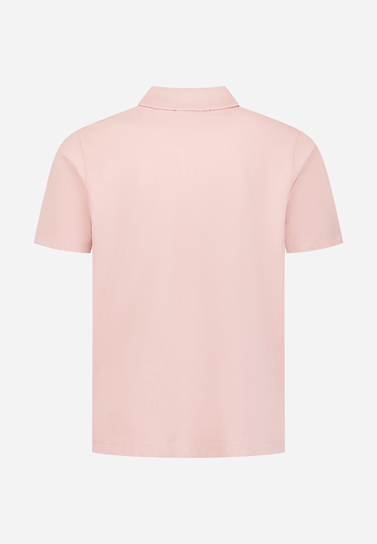 Basic polo met V-hals Light Mauve