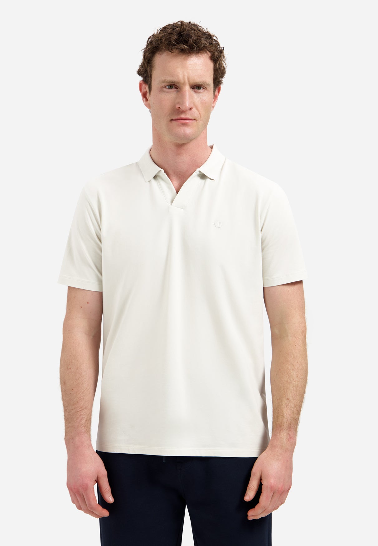 Polo met V-hals | Kit