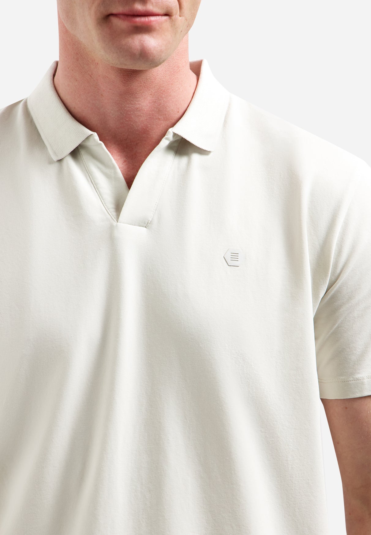 Polo met V-hals | Kit