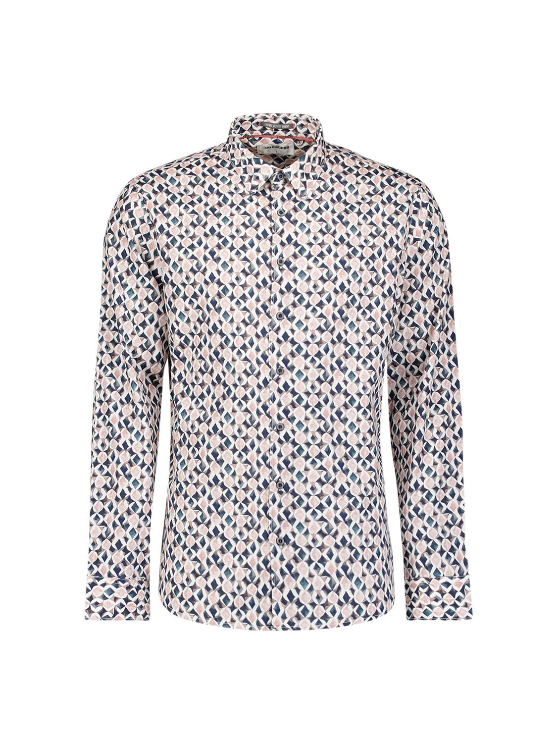 Shirt met all-over print | Light Mauve