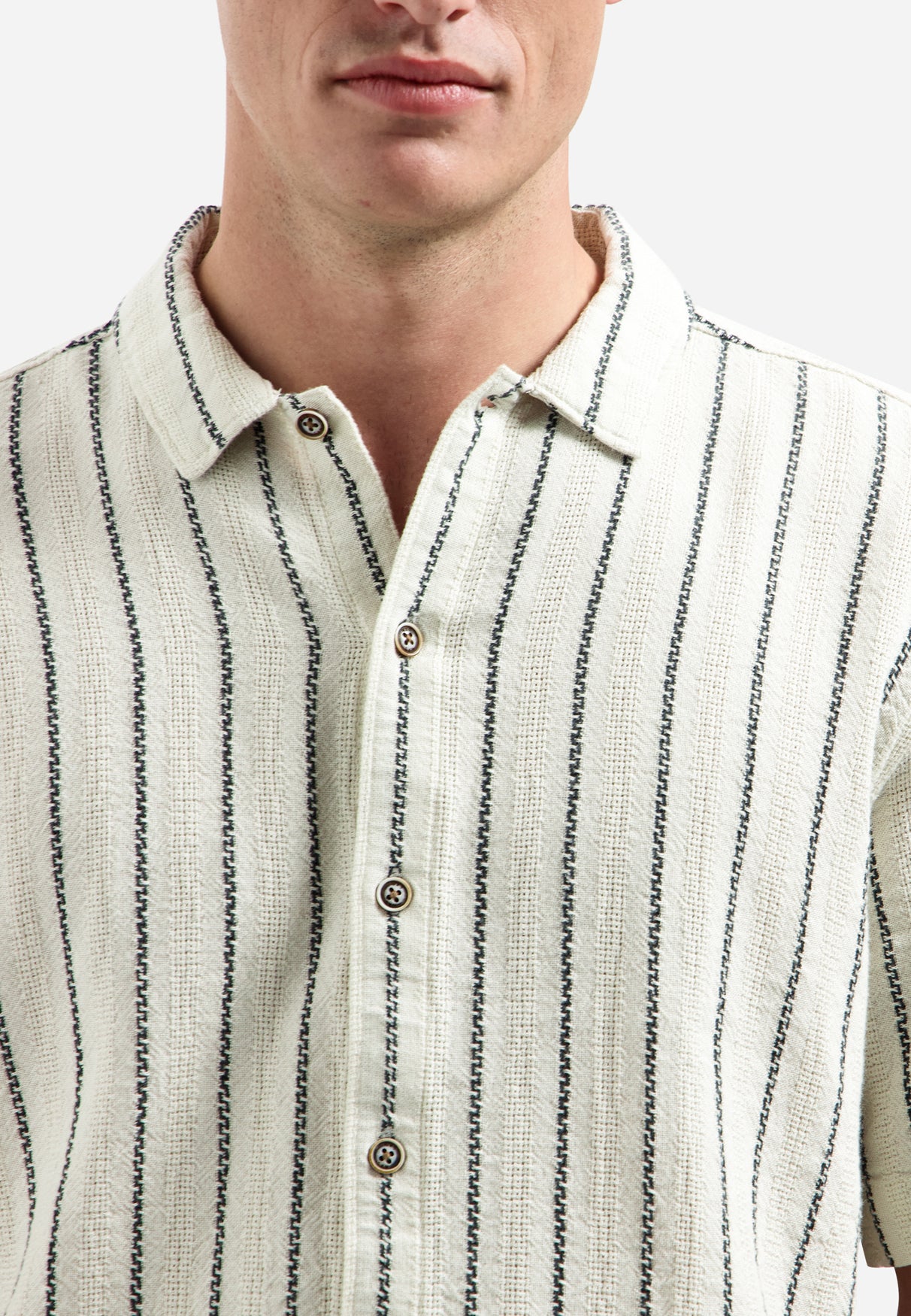 Gestreept shirt met korte mouwen | Kit