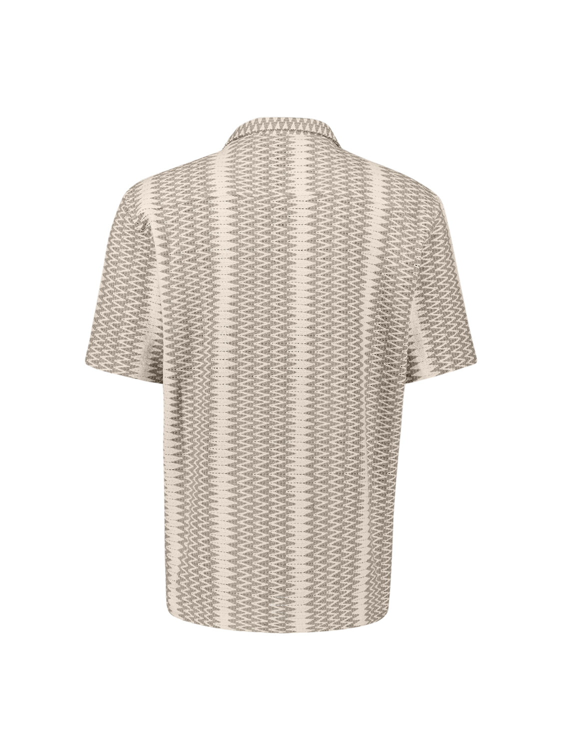 Jacquard shirt met korte mouwen | Kit