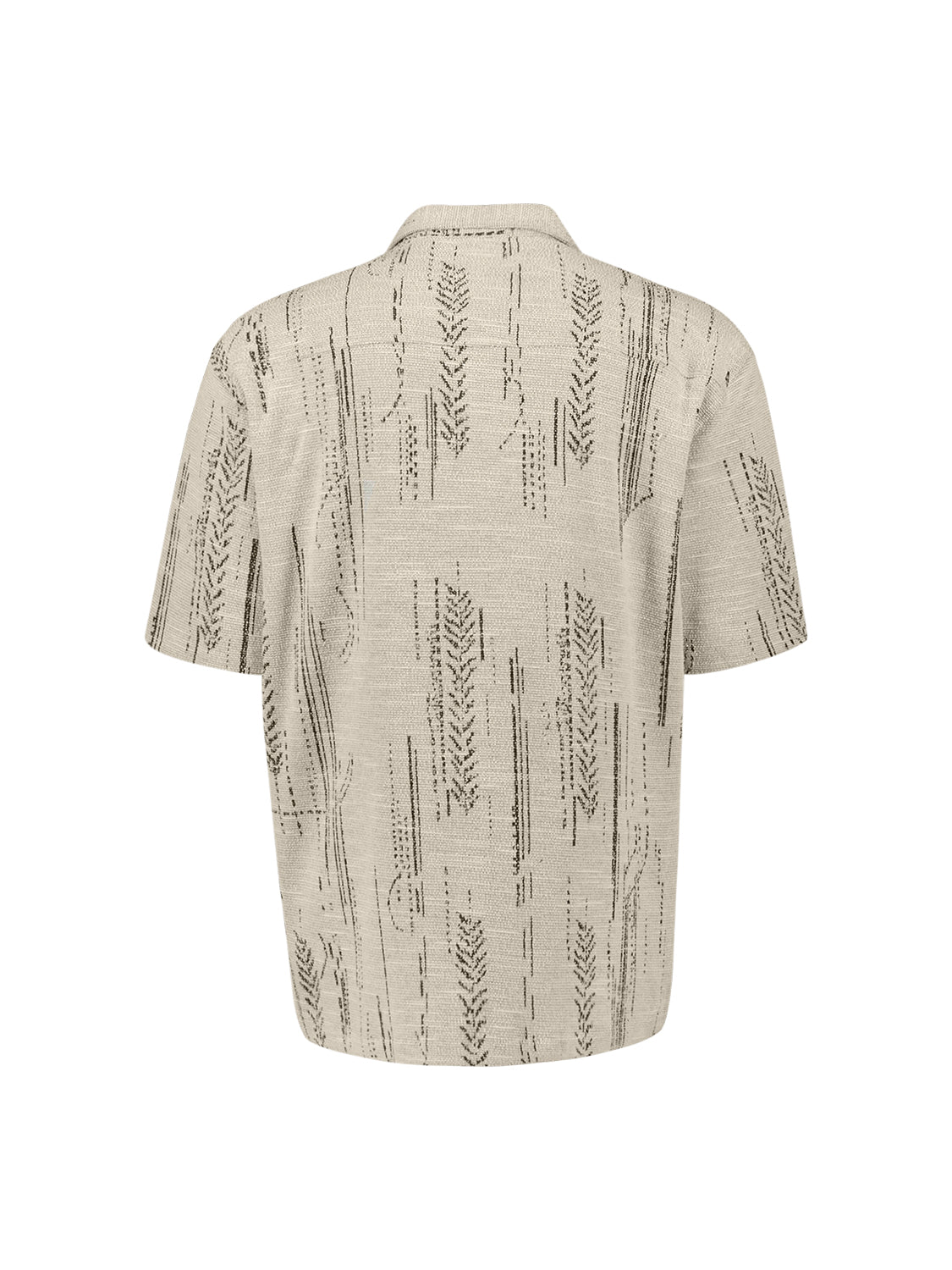 Jacquard overhemd korte mouw | Kit