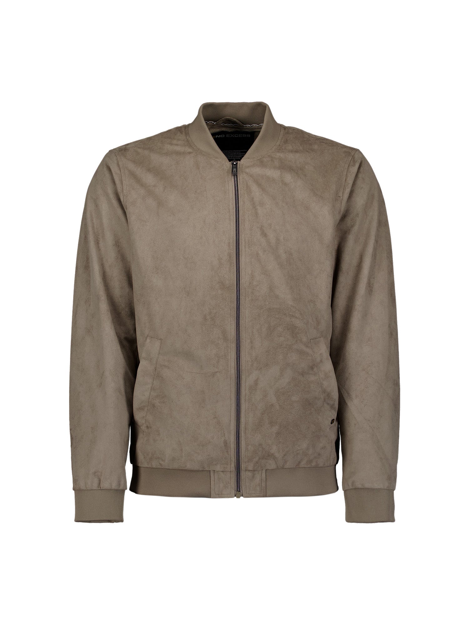 Suedelook bomberjack | Light Moss