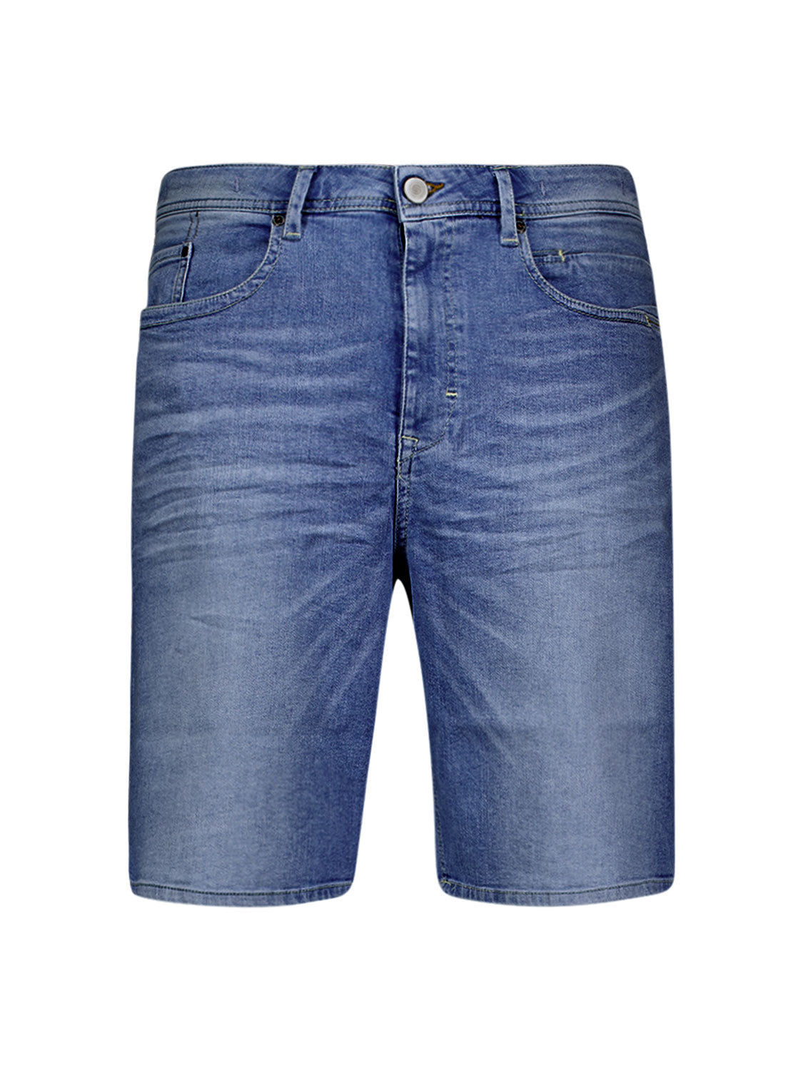 Relaxed denim short | Dark Denim