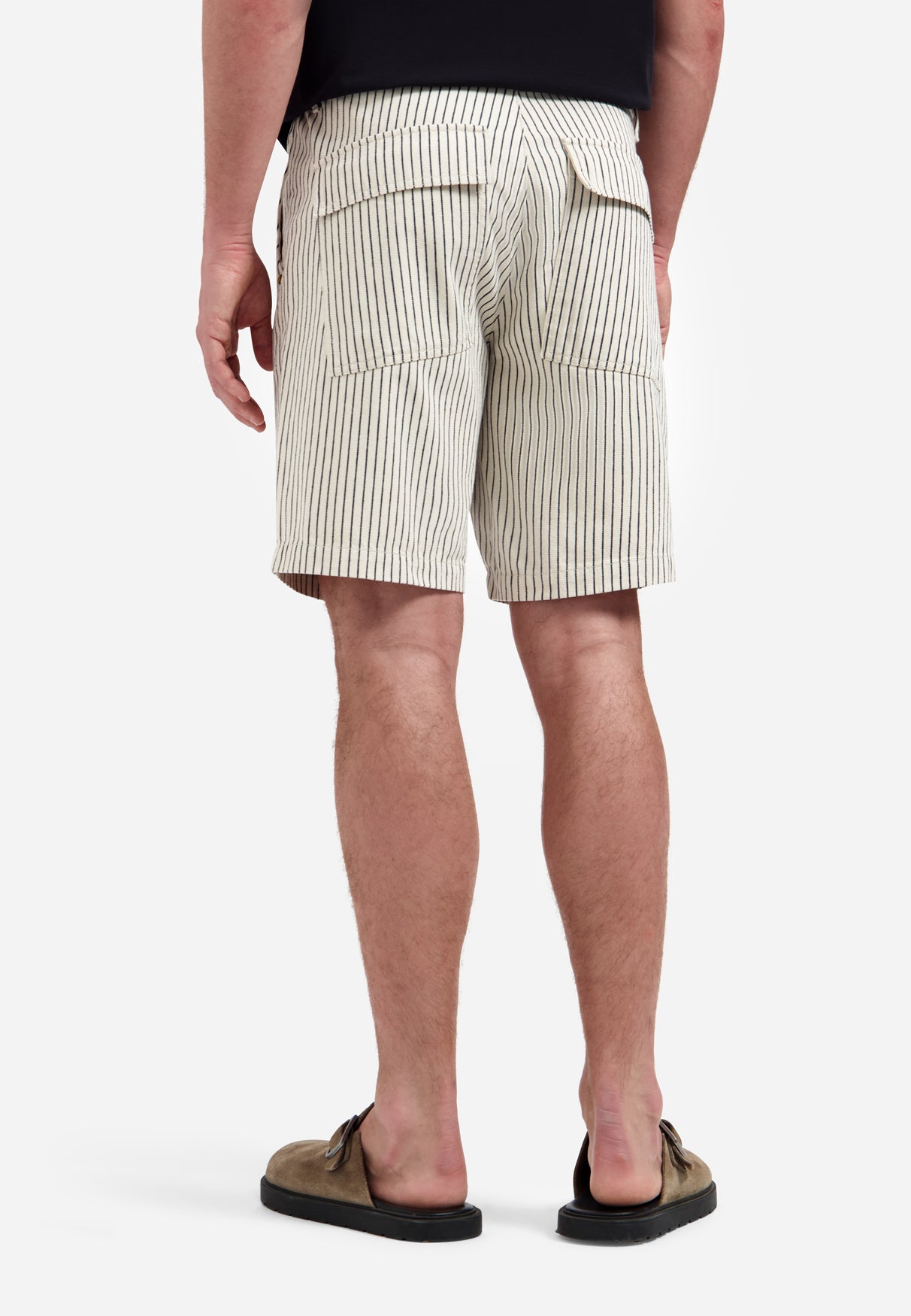 Gestreepte chino short | Kit