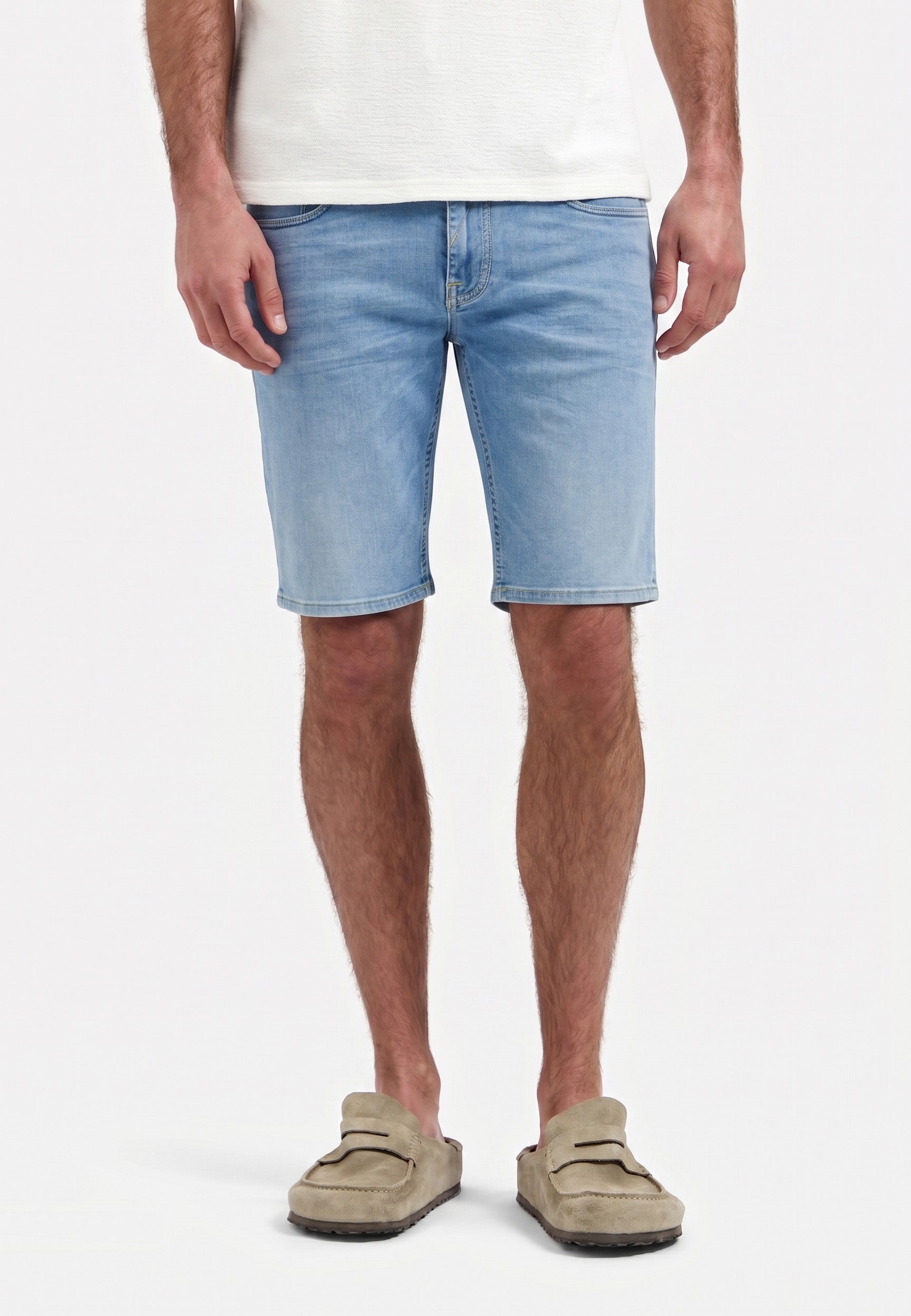 Denim short | Bleach Denim