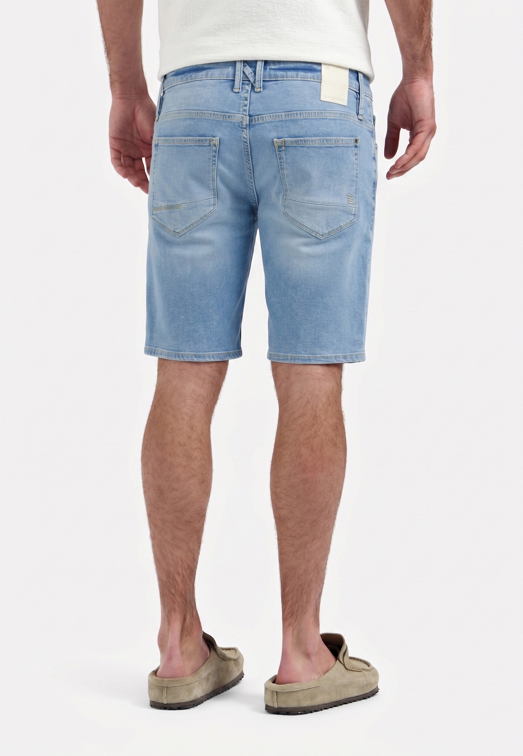 Denim short | Bleach Denim