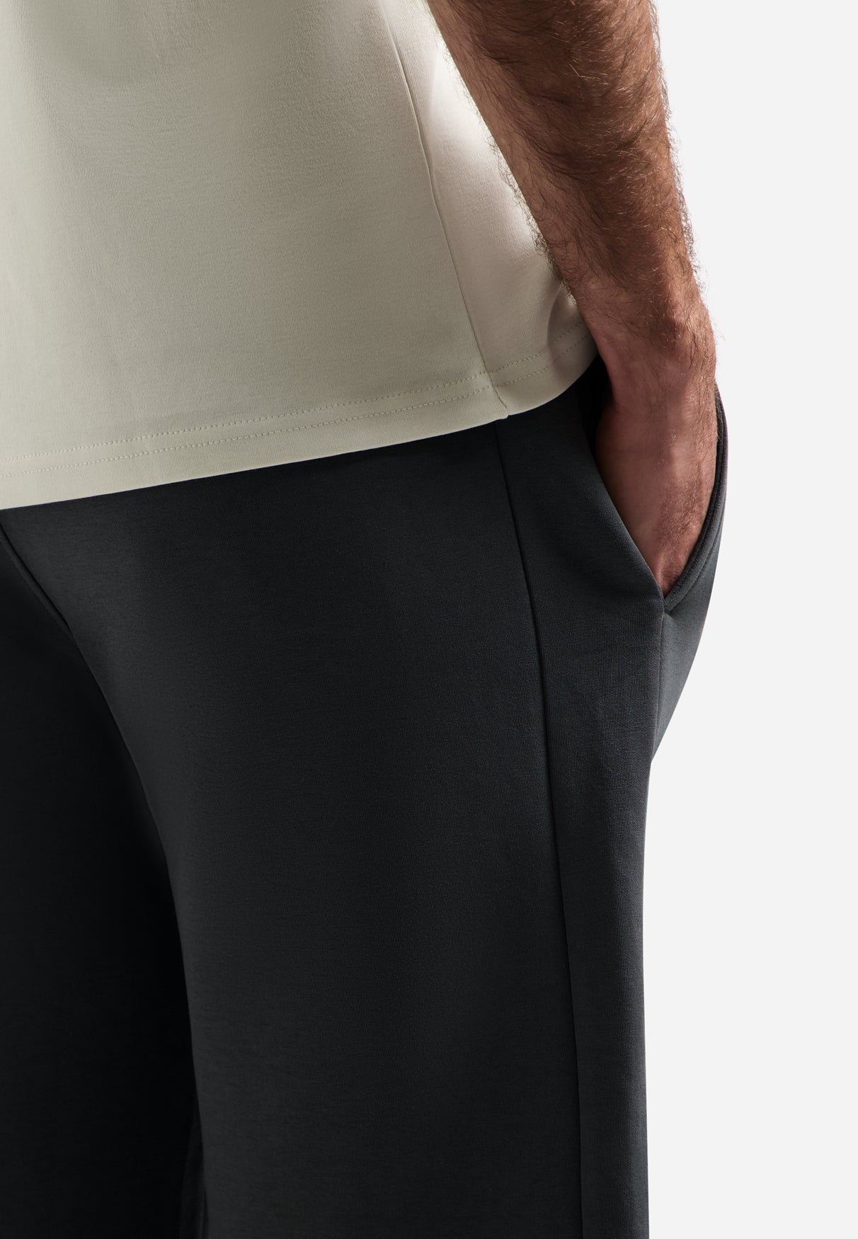 Interlock jersey short | Dark Steel