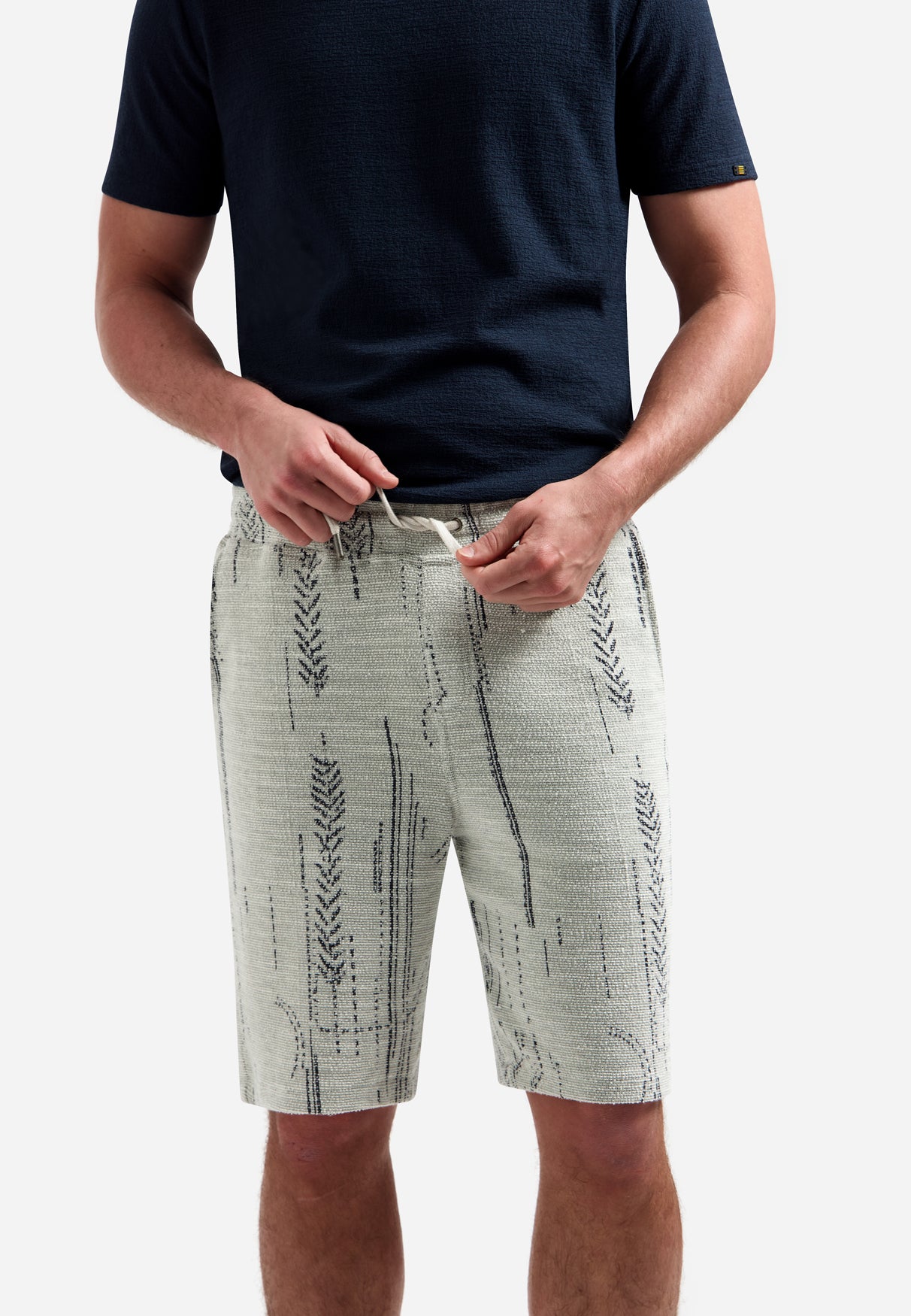 Jersey short met structuur | Kit