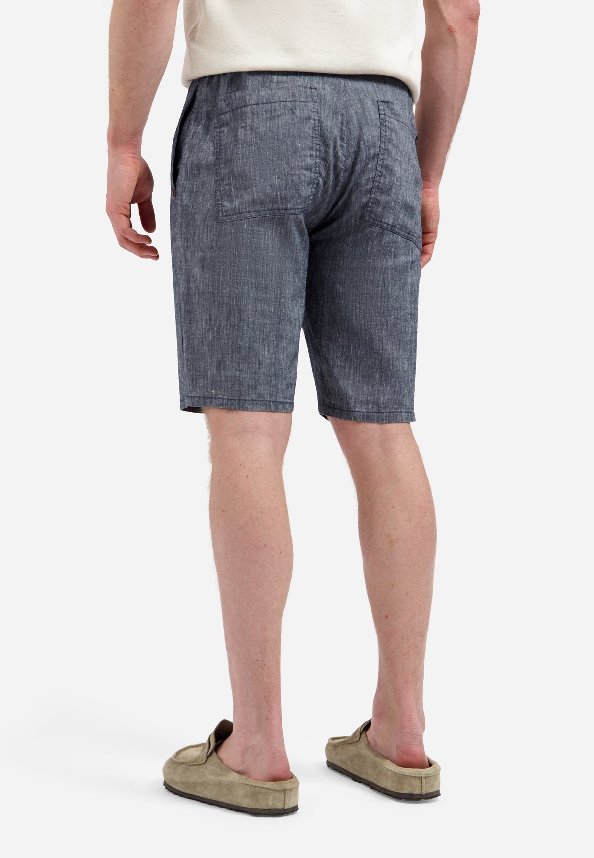 Chino short met linnen | Night