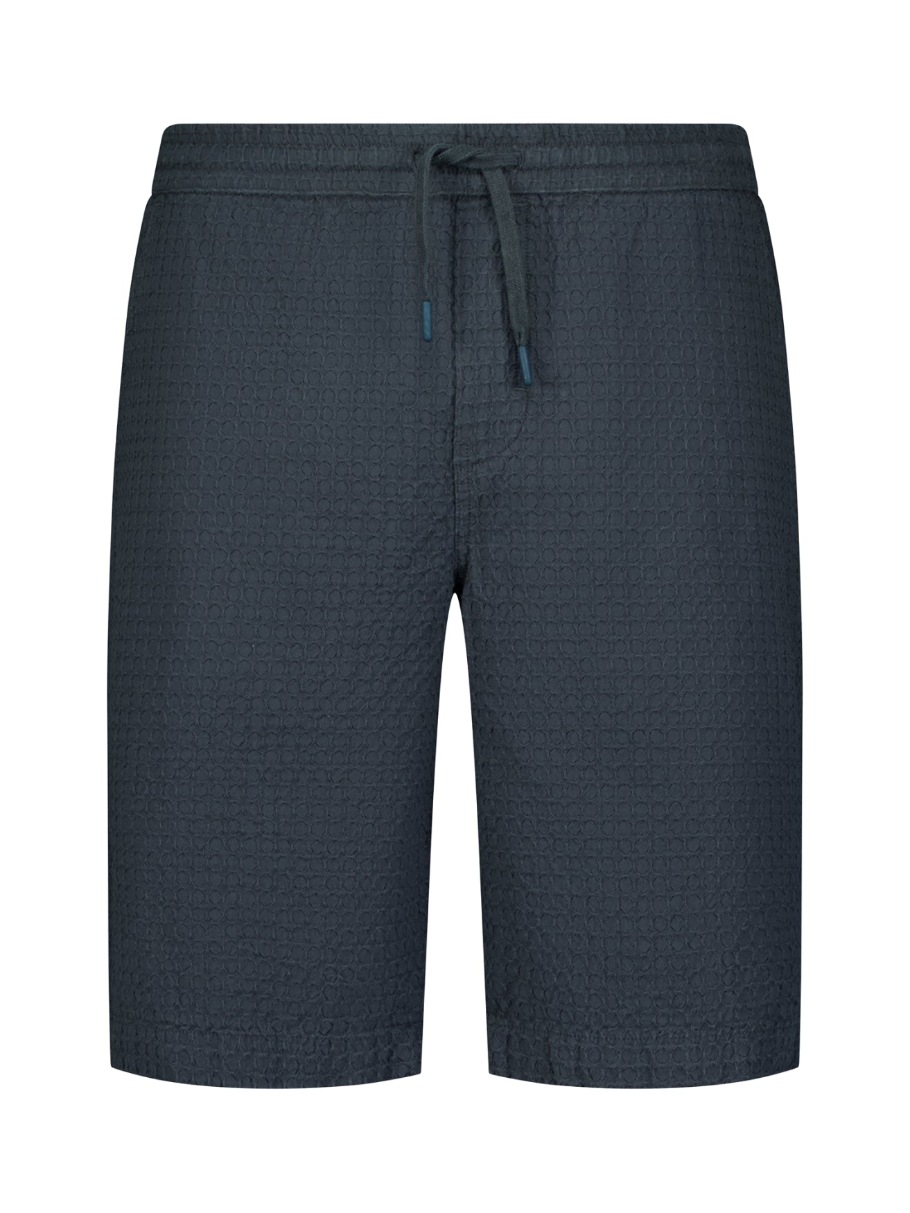 Jacquard chino short | Dark Steel