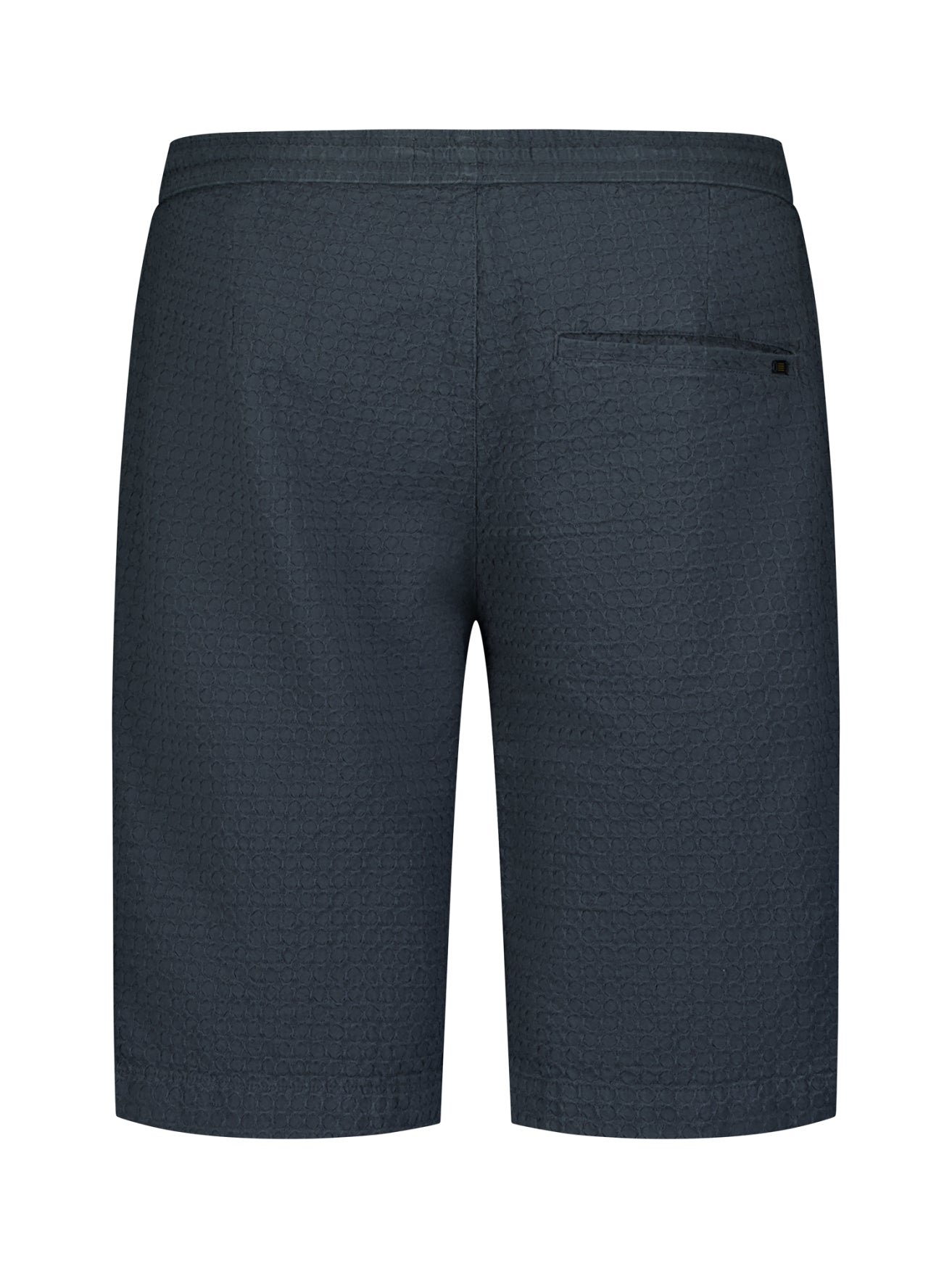 Jacquard chino short | Dark Steel