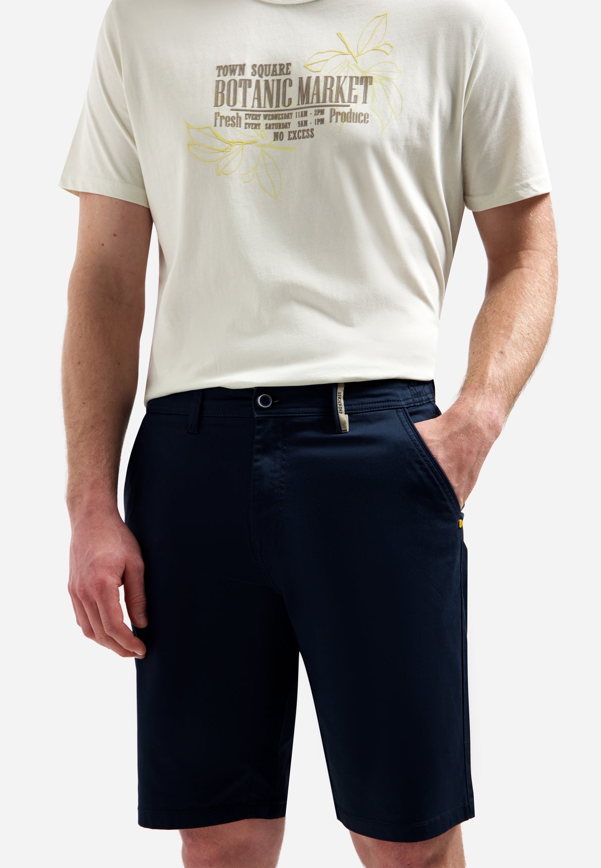 Stretch chino short | Night