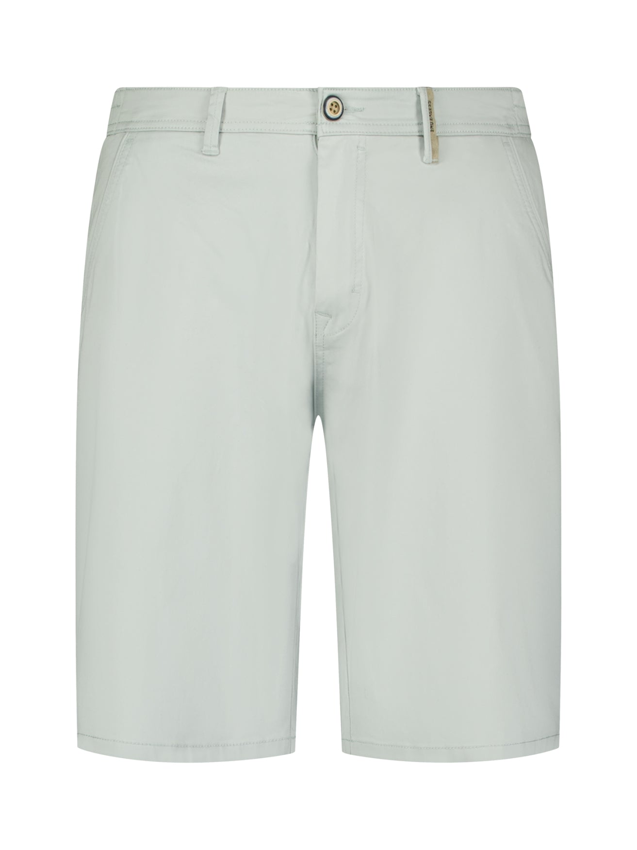 Stretch chino short | Misty Green