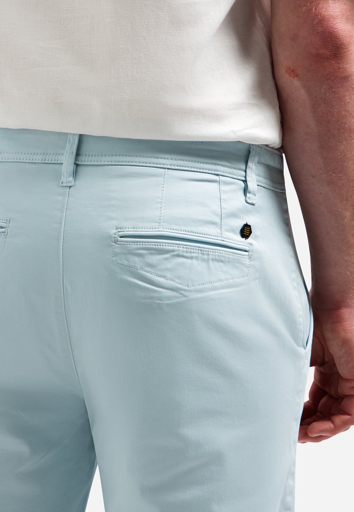 Stretch chino short | Ice