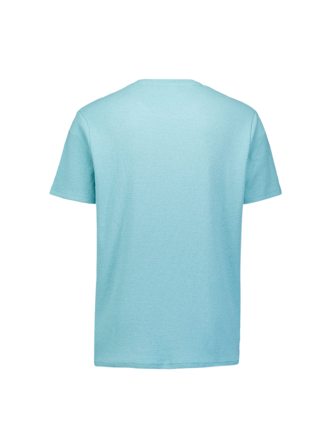 T-shirt met ronde hals en korte mouwen | Seablue