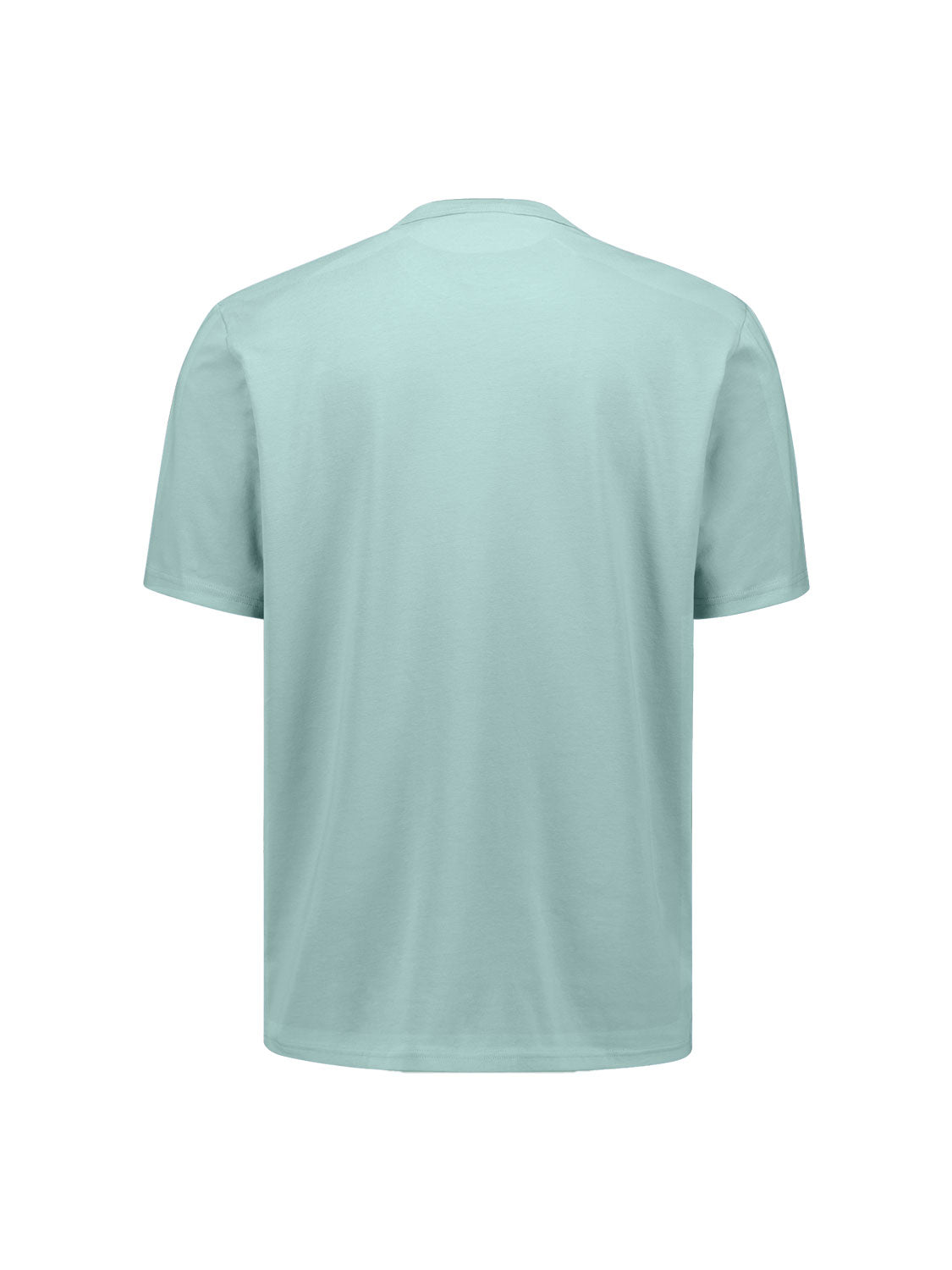 crewneck T-shirt met korte mouwen en print | Seablue