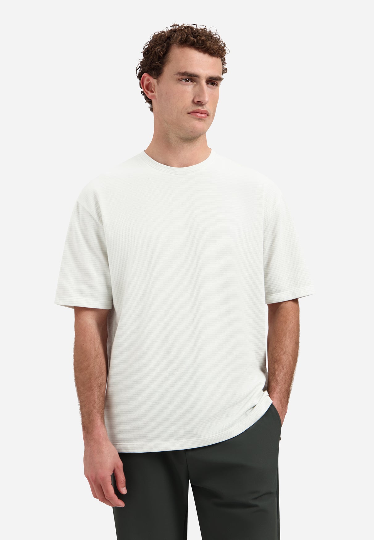 T-shirt met korte mouwen en structuur | Kit