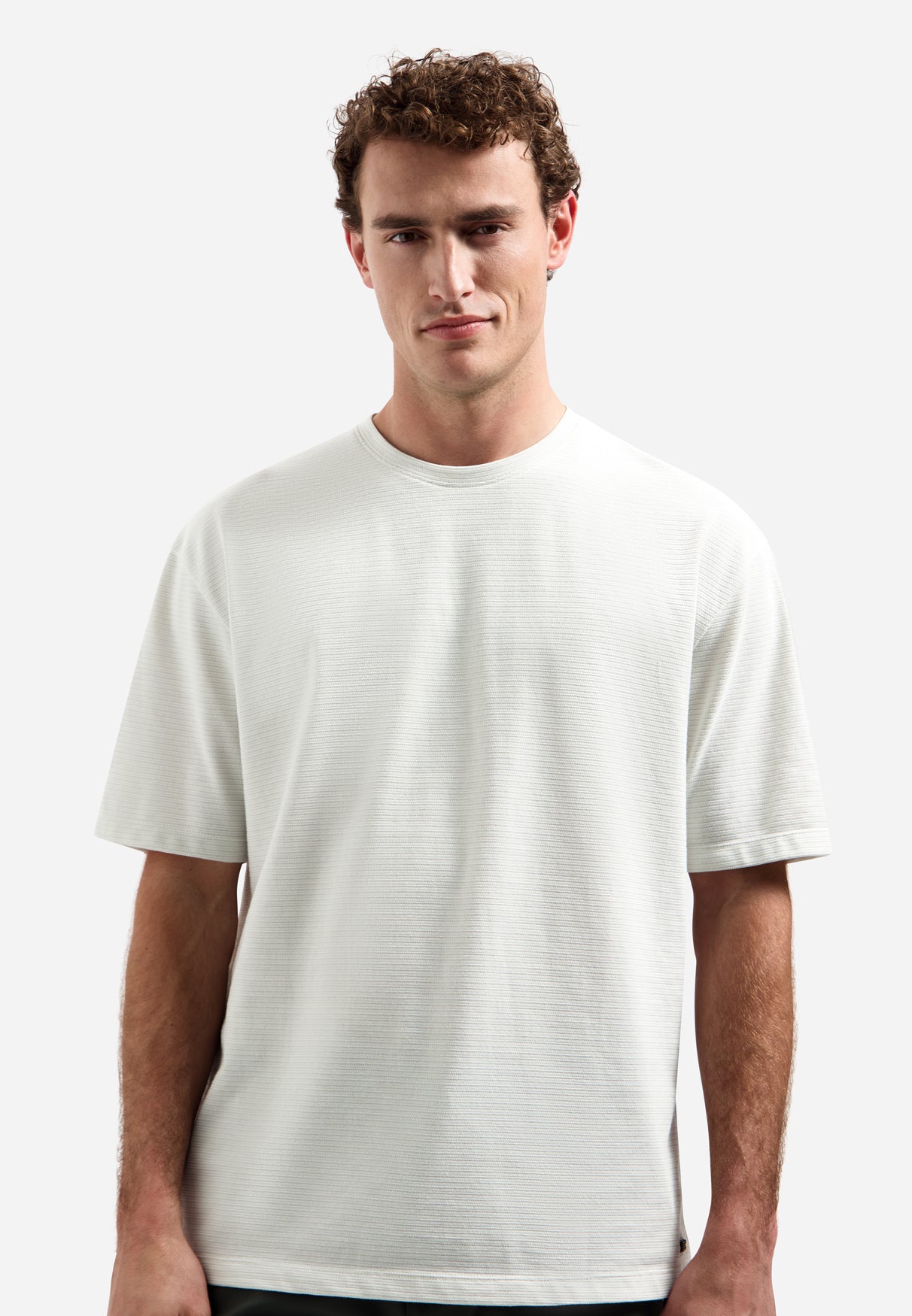 T-shirt met korte mouwen en structuur | Kit