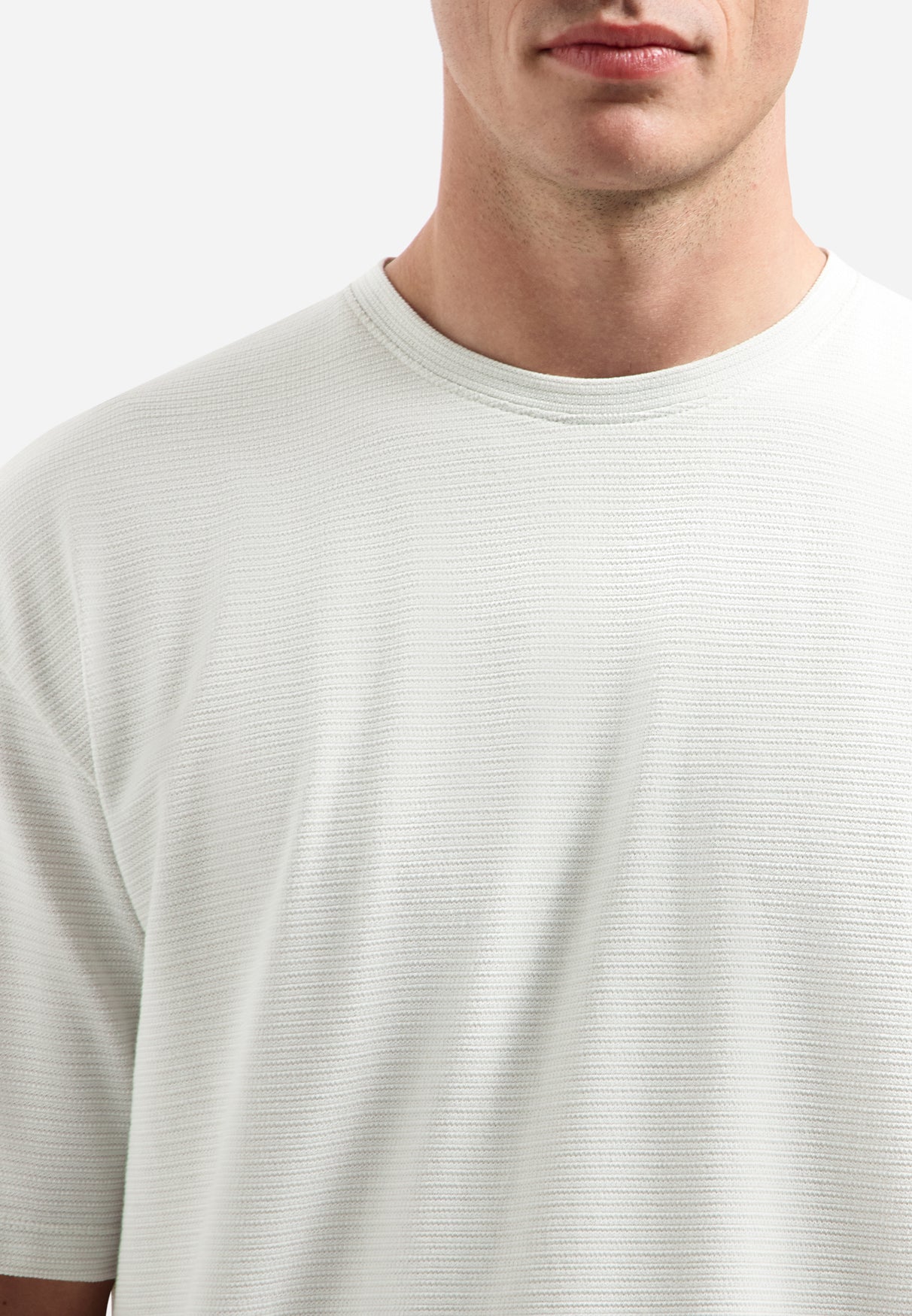T-shirt met korte mouwen en structuur | Kit