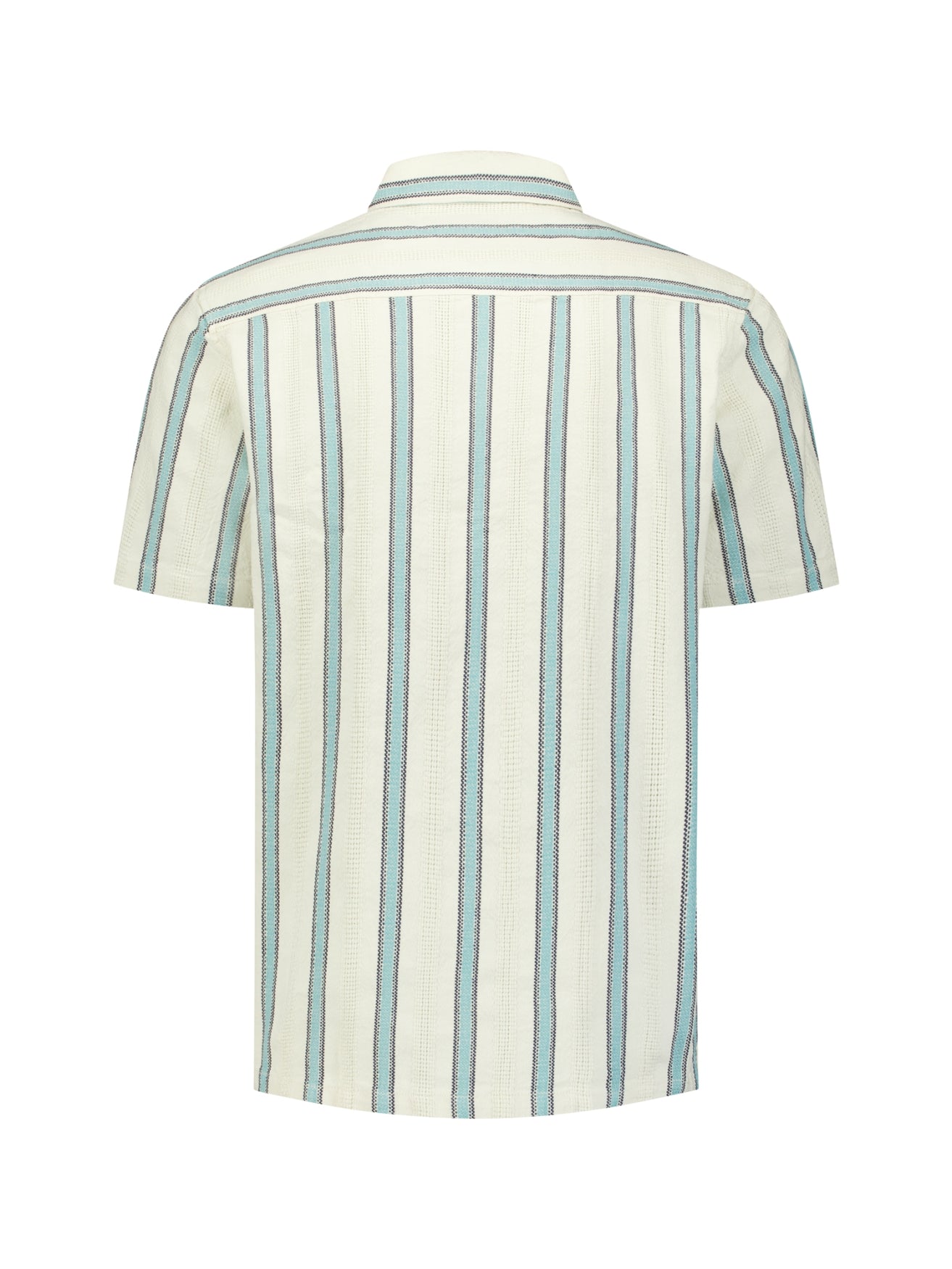 Shirt met korte mouwen en strepen | Seablue