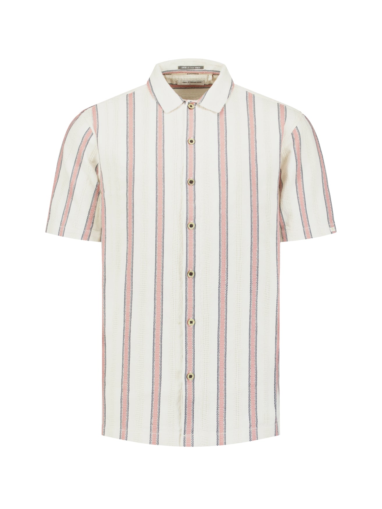Shirt met korte mouwen en strepen | Coral